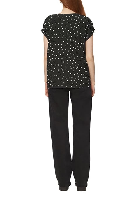 S.OLIVER-QS T-SHIRTS GREY/BLACK 2