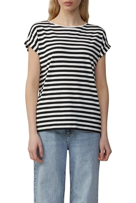 S.OLIVER-QS T-SHIRTS GREY/BLACK 1