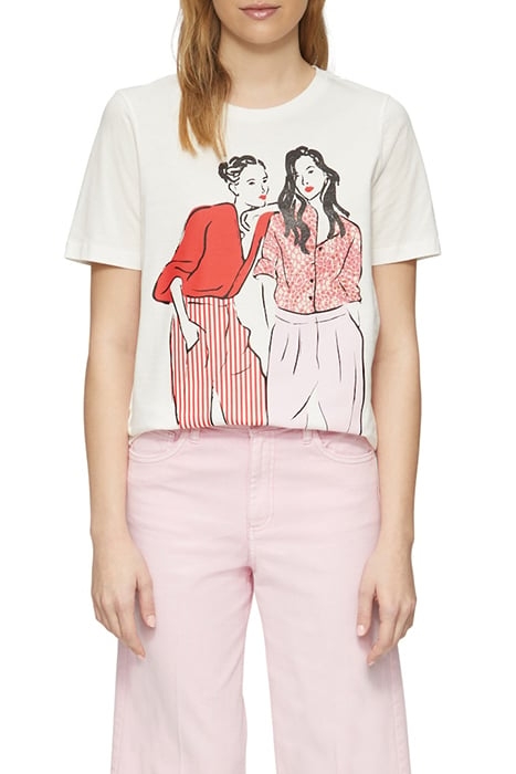 S.OLIVER T-SHIRTS OFF-WHITE 1