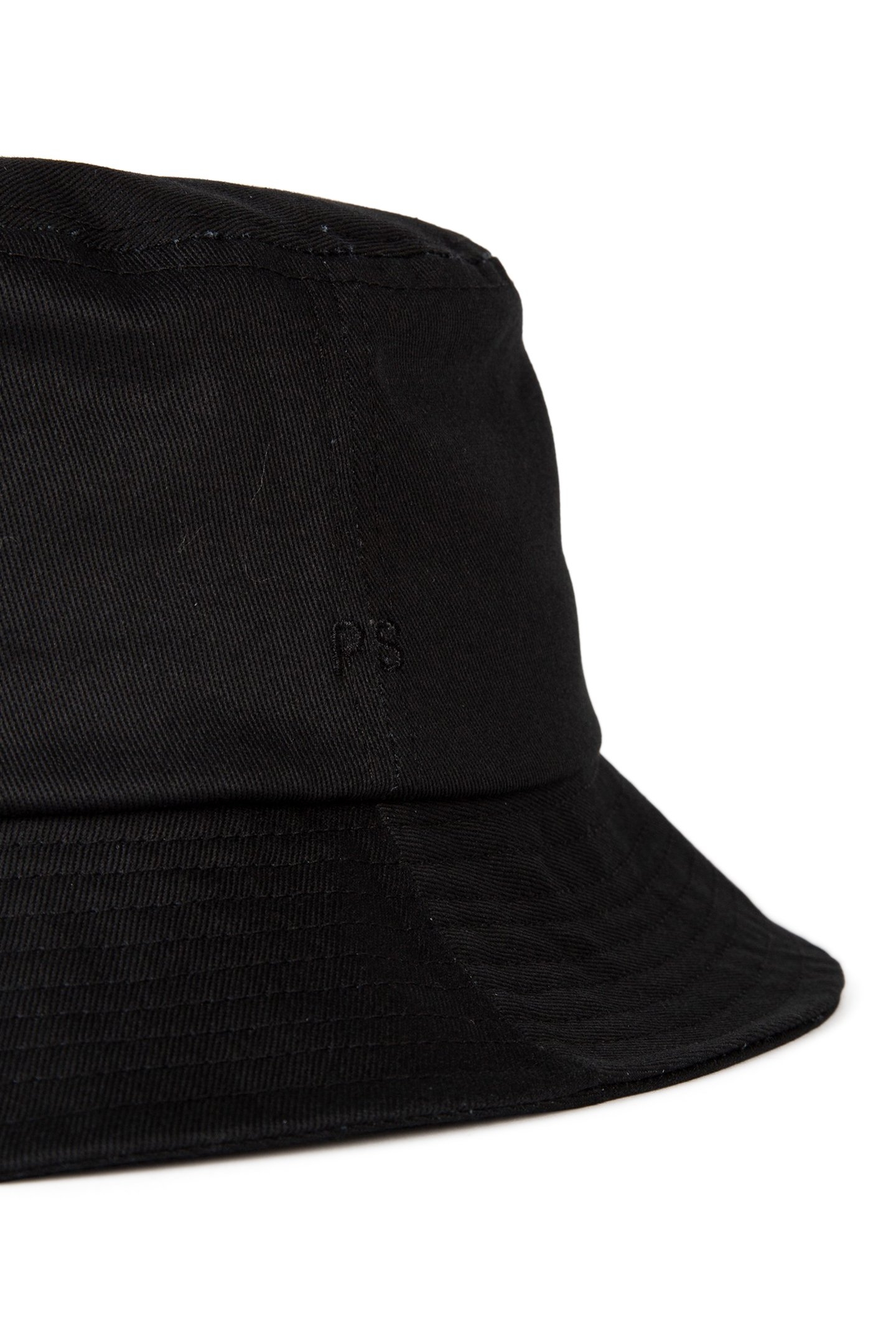 MEN HAT PS EMB BUCKET BLACK 3