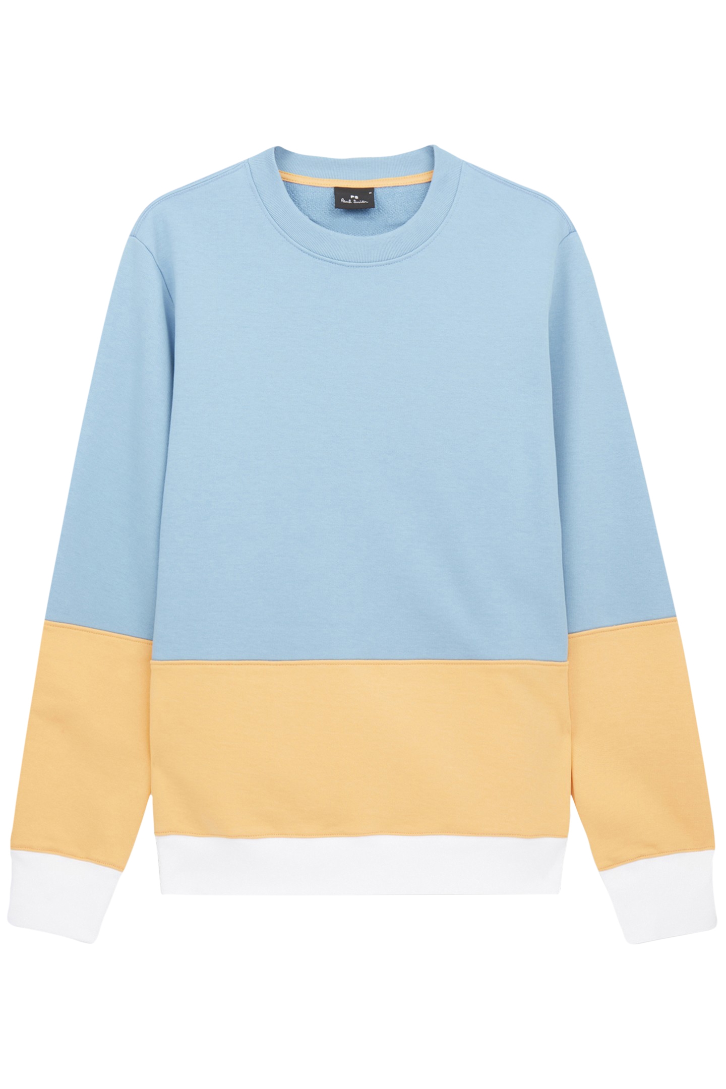 MENS REG FIT SWEATSHIRT ZEBRA LIGHT BLUE 1