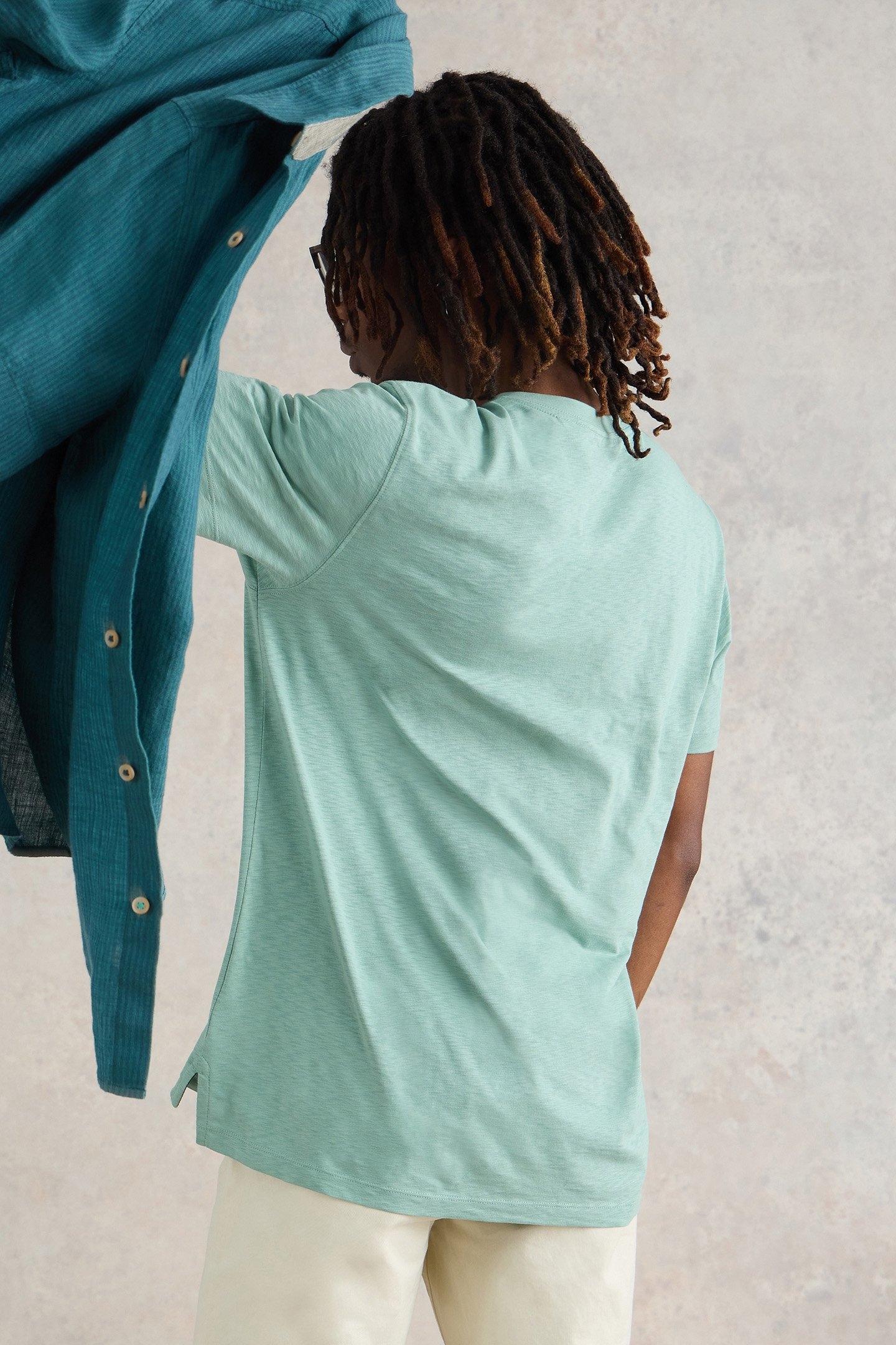 SHARK POCKET GRAPHIC TEE MINT GREEN 6