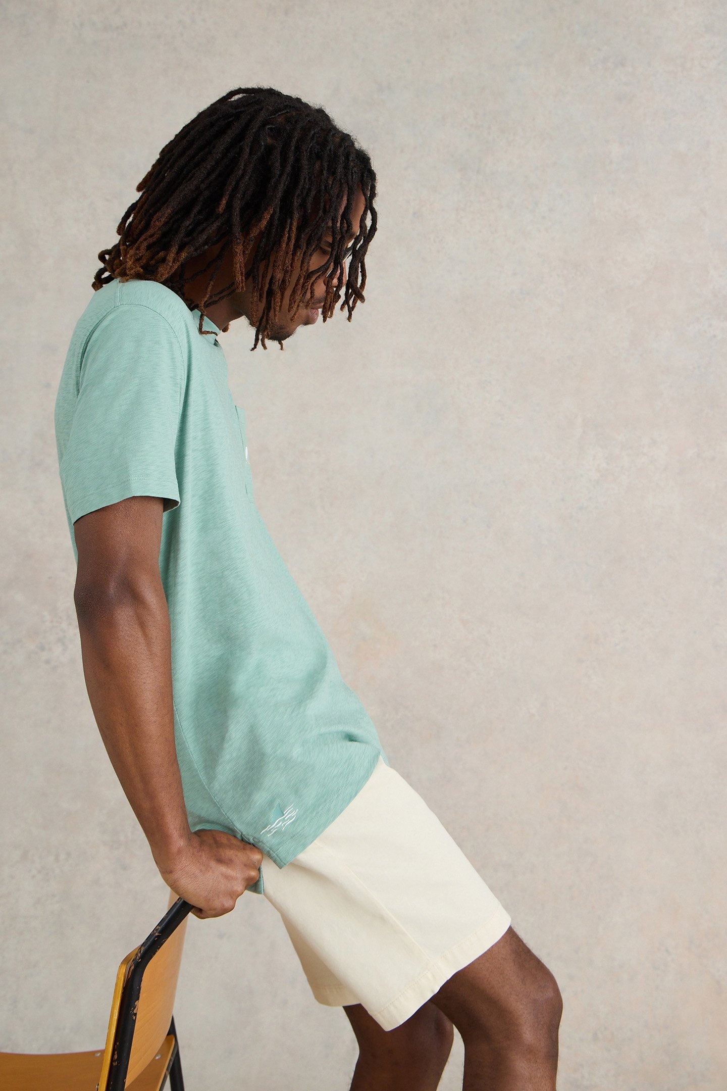 SHARK POCKET GRAPHIC TEE MINT GREEN 5