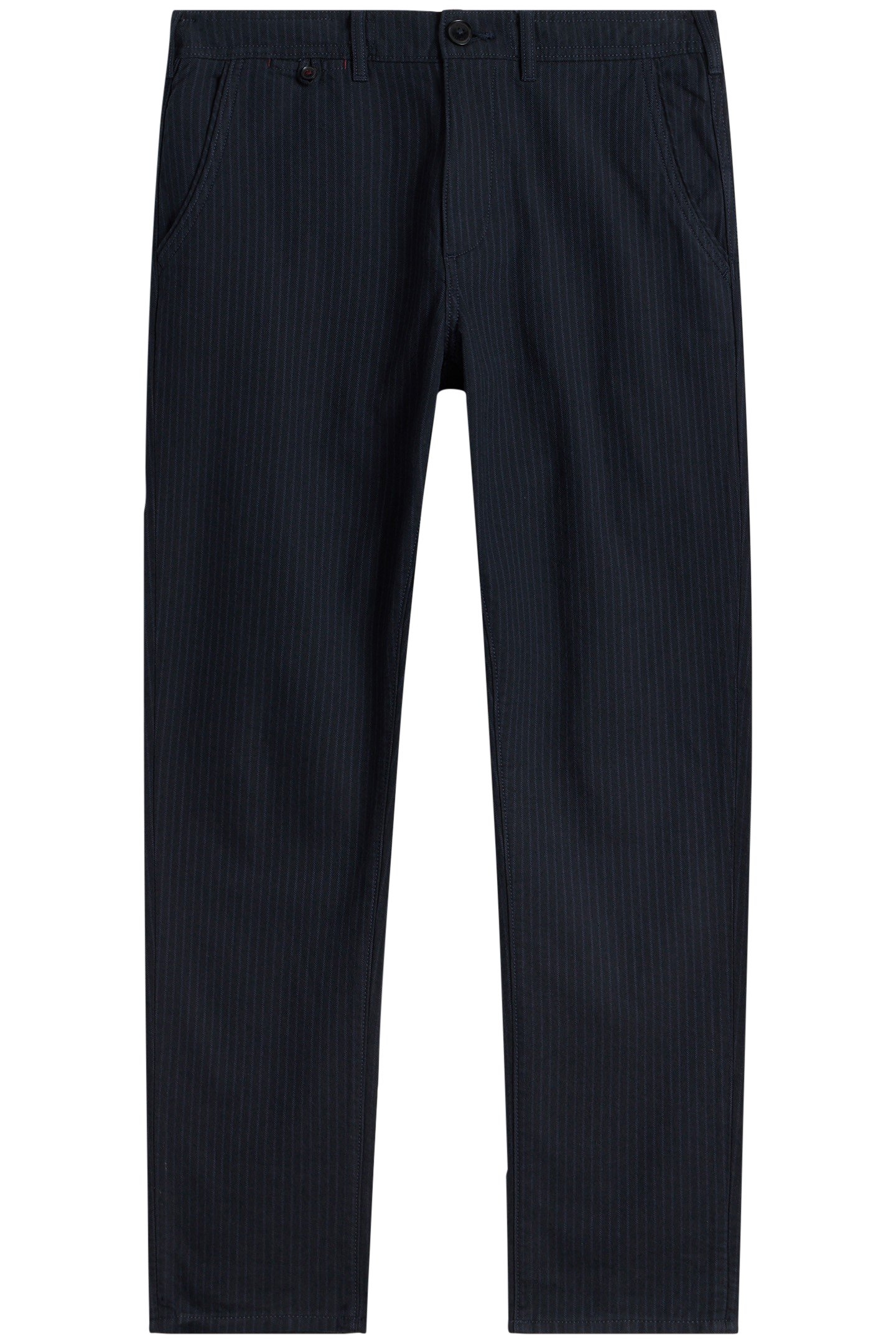 PINSTRIPE CHINO TROUSER NAVY MULTI 3