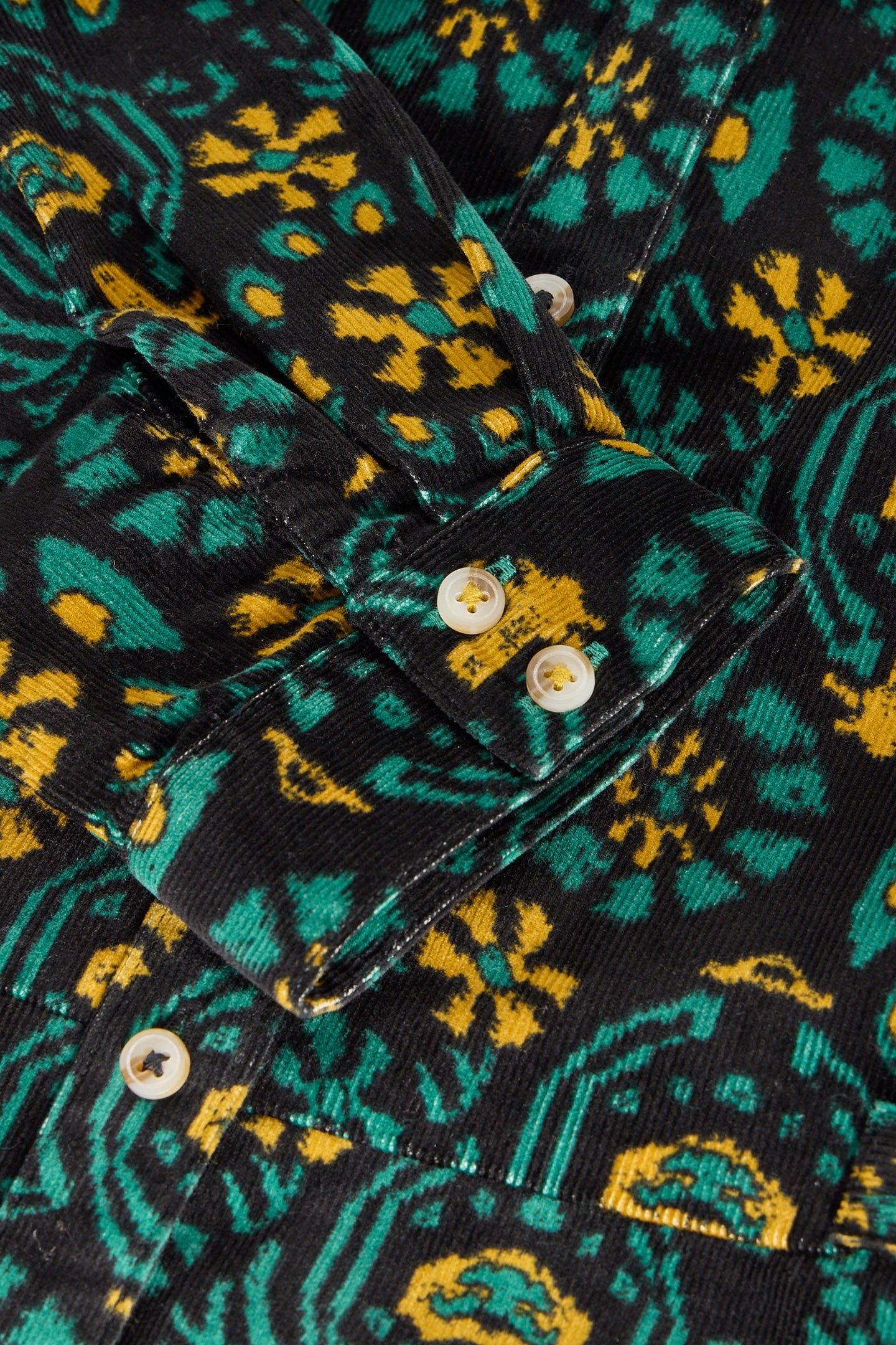 JADE CORD SHIRT DRESS BLACK PRINT 6