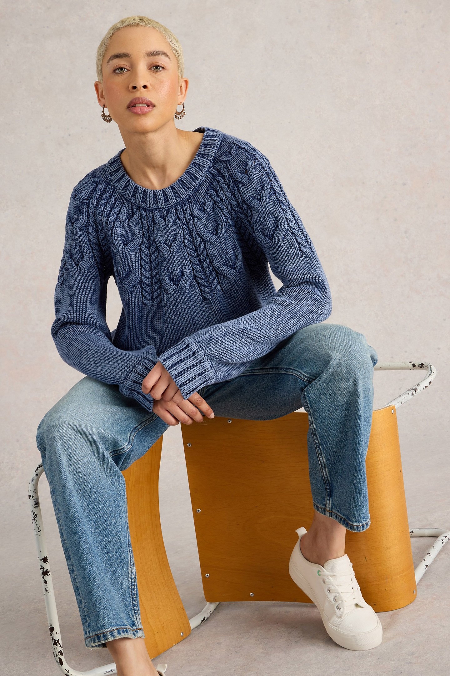 MIA CABLE JUMPER INDIGO BLUE 5