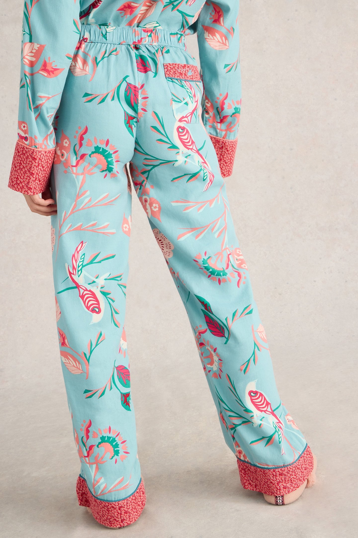 NINA ORGANIC PJ BOTTOM BLUE PRINT 2