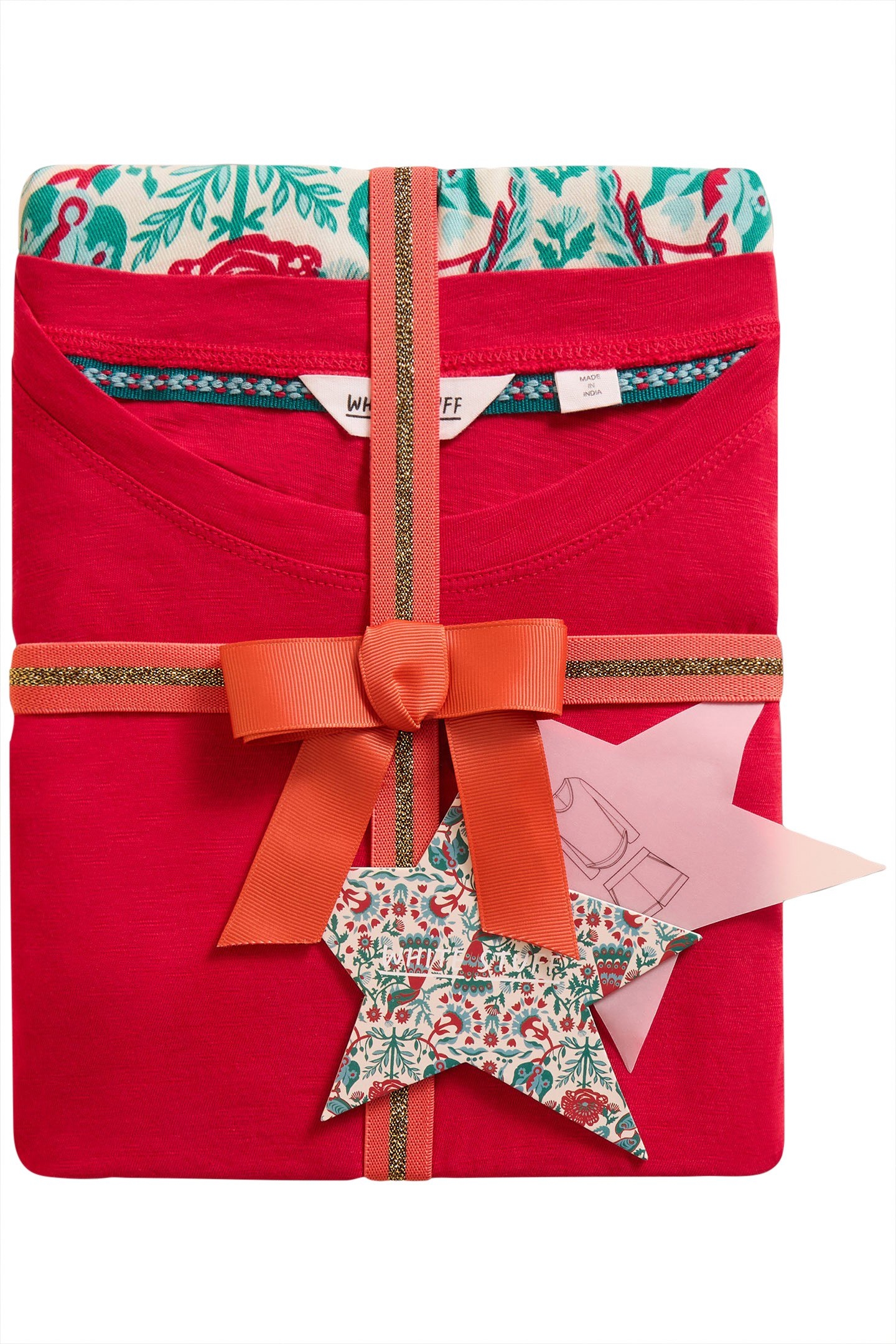 TESSA SHORT PJ SET IVORY MULTI 6