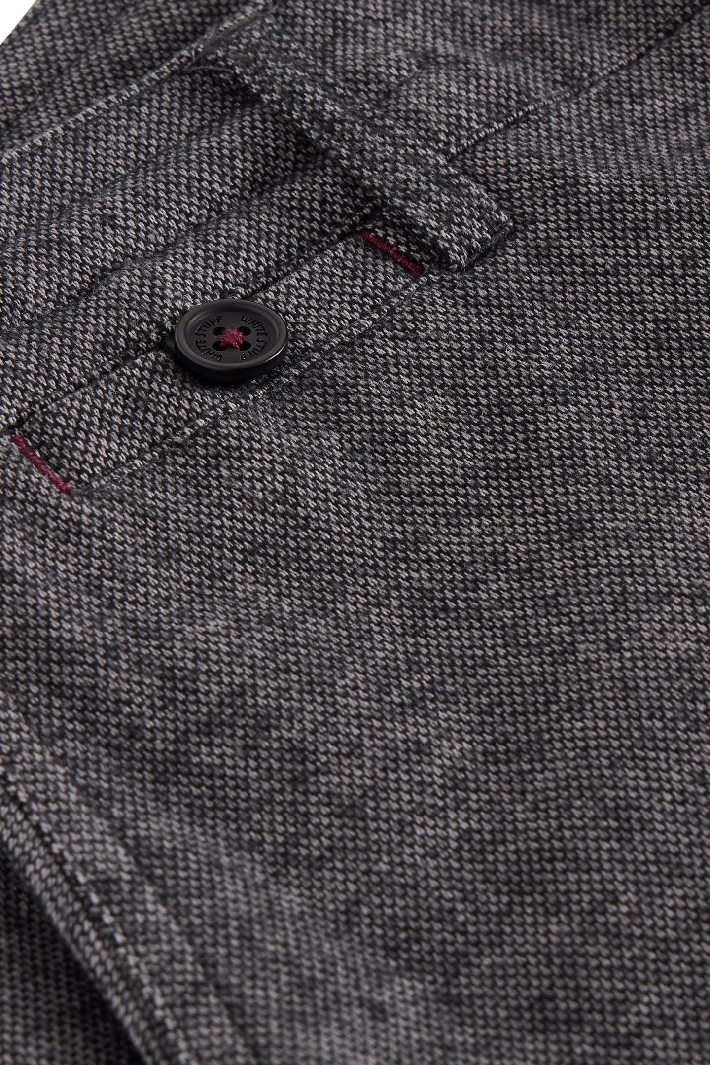 SUTTON TEXTURED TROUSER CHARCOAL GREY 6