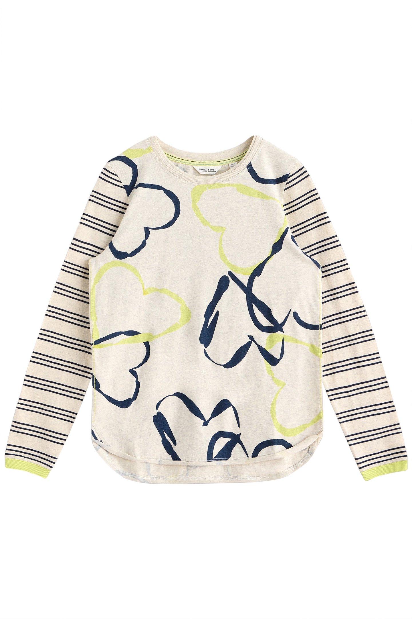 CLARA LS TEE NATURAL PRINT 3