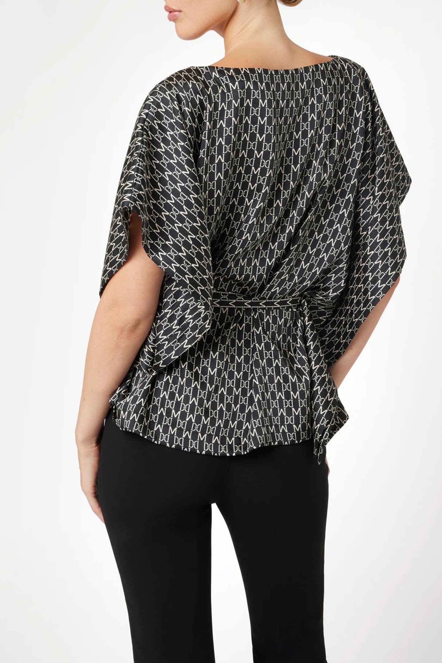 JOSETTE KIMONO NEW MONOGRAM BLACK B 2