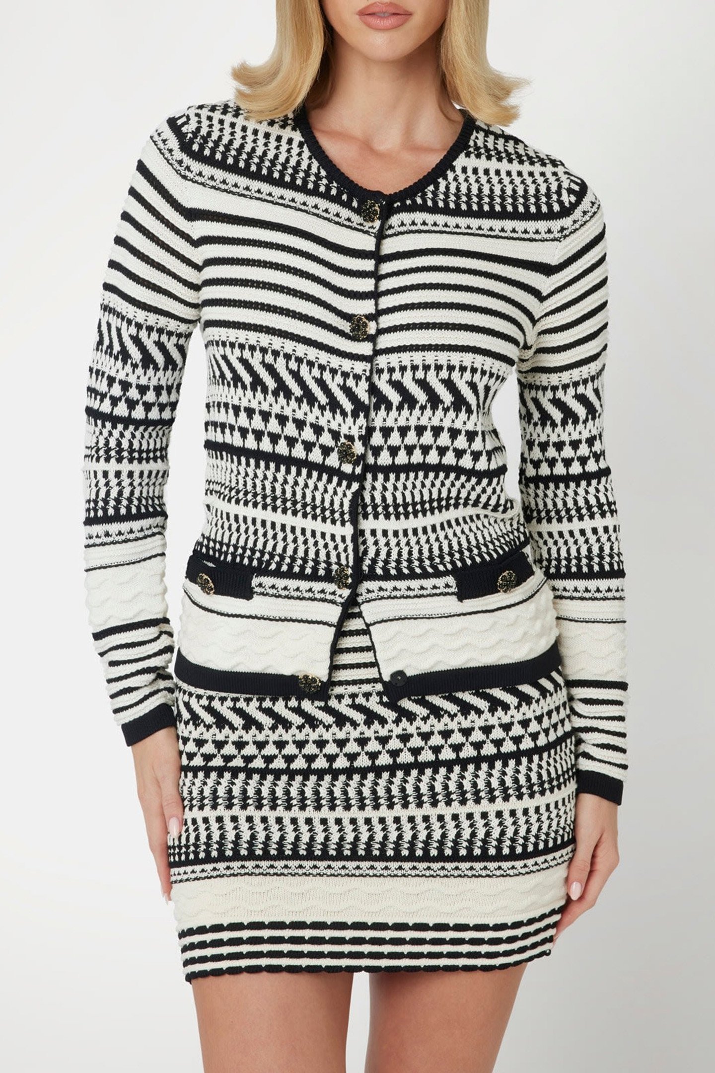 ARIANNA STITCHED CAR EGGSHELL AND BLACK 1