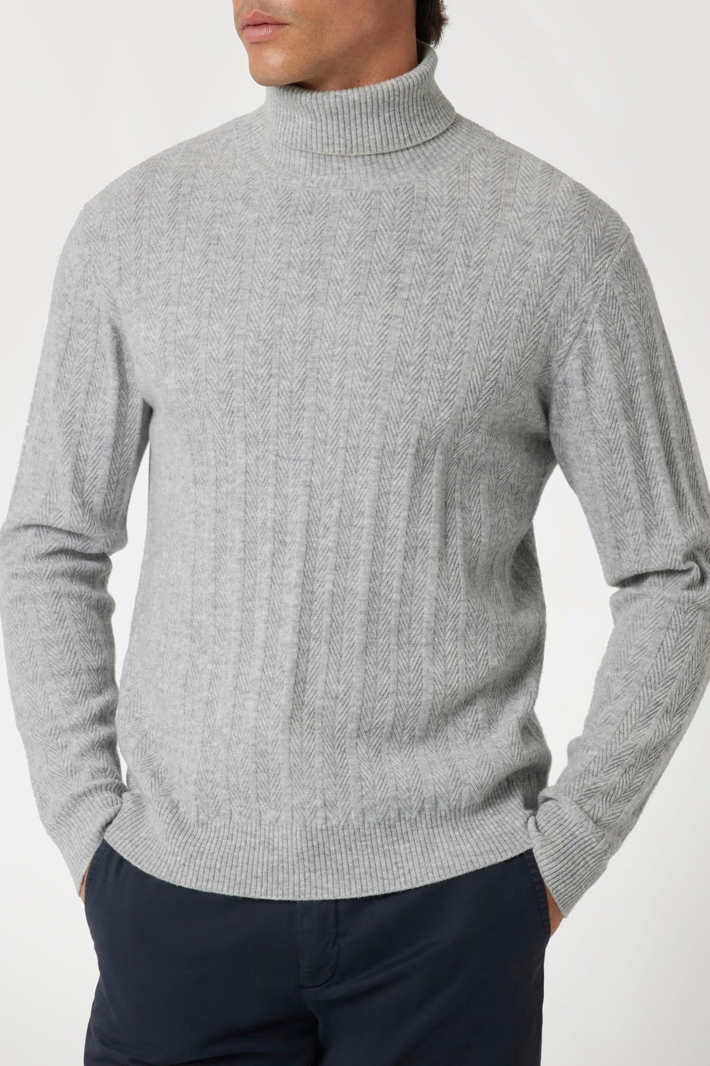 LS TN HERRINGBONE ST LIGHT STONE HEATHER 6