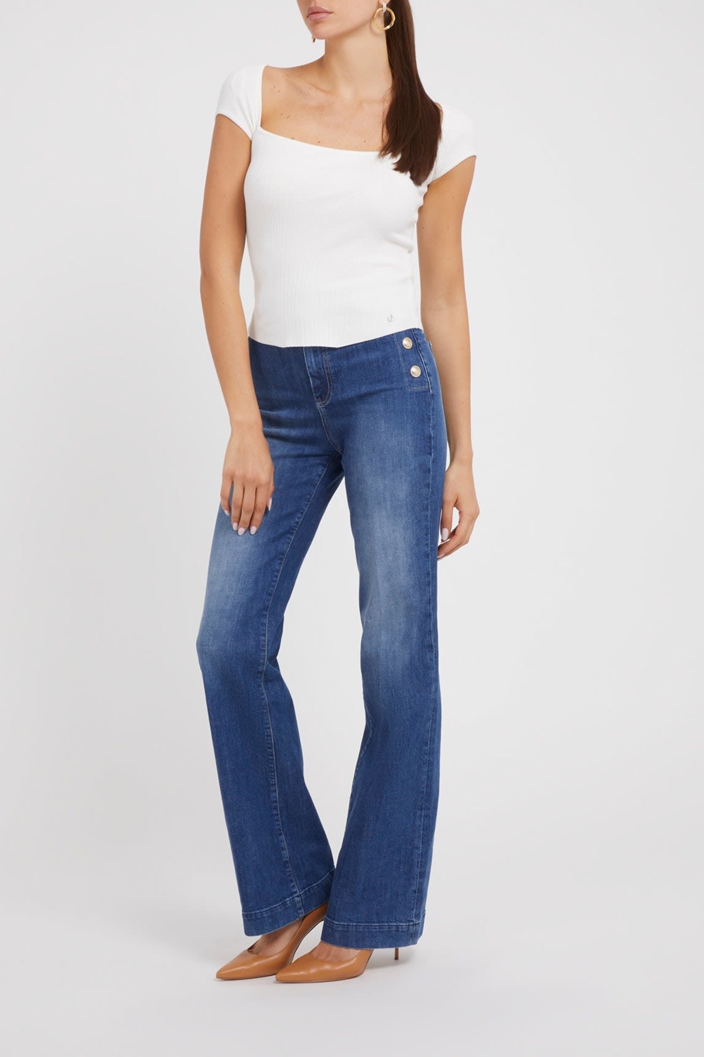 SS COLINE SWTR TOP CREAM WHITE 5