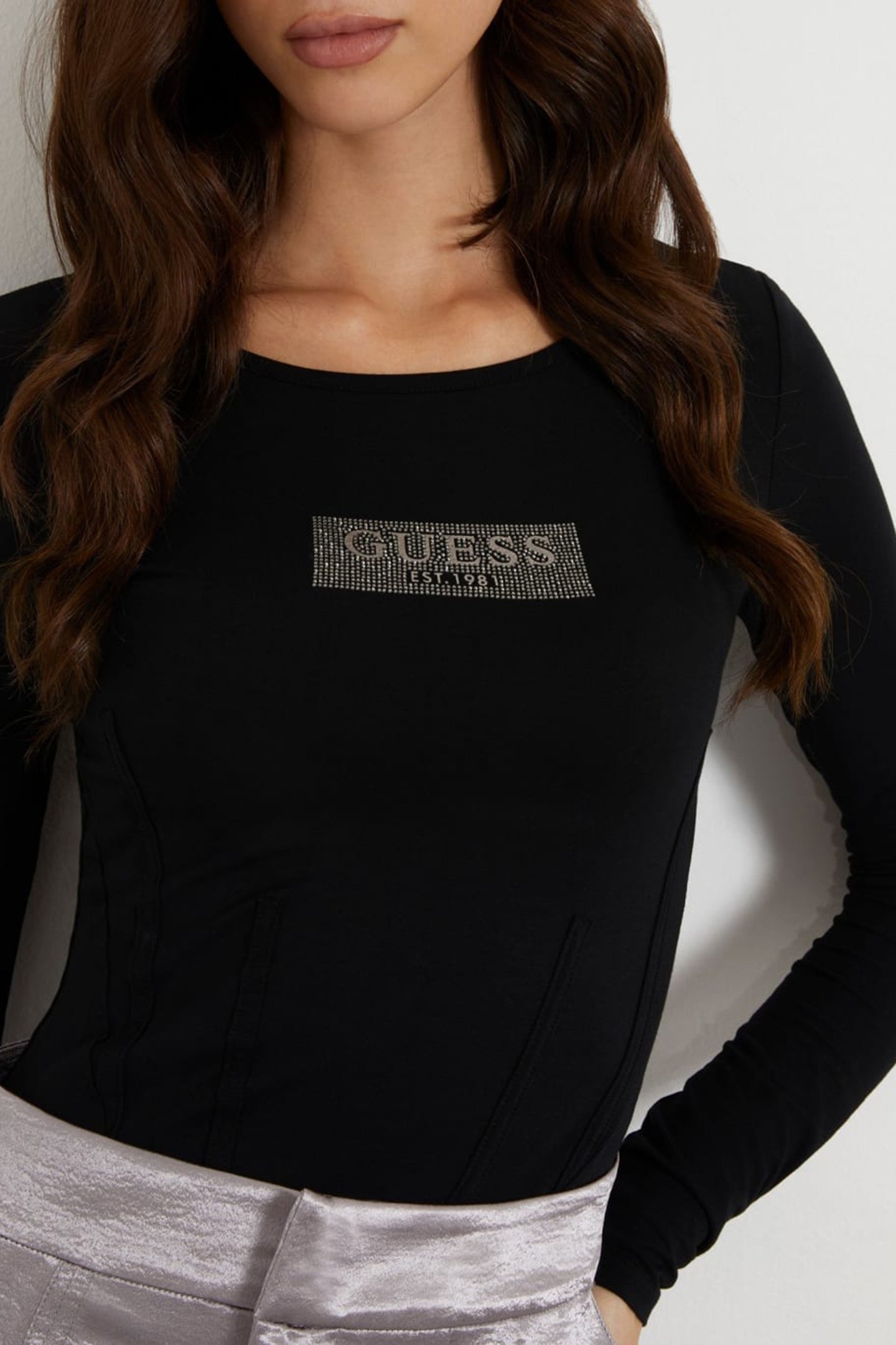 LS CORSET LOGO BODY JET BLACK A996 5