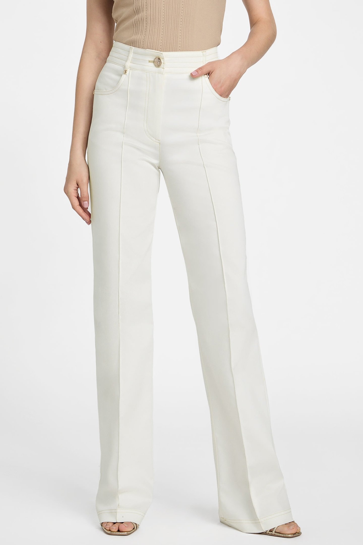 MAYA PANT PALE PEARL MULTI 1