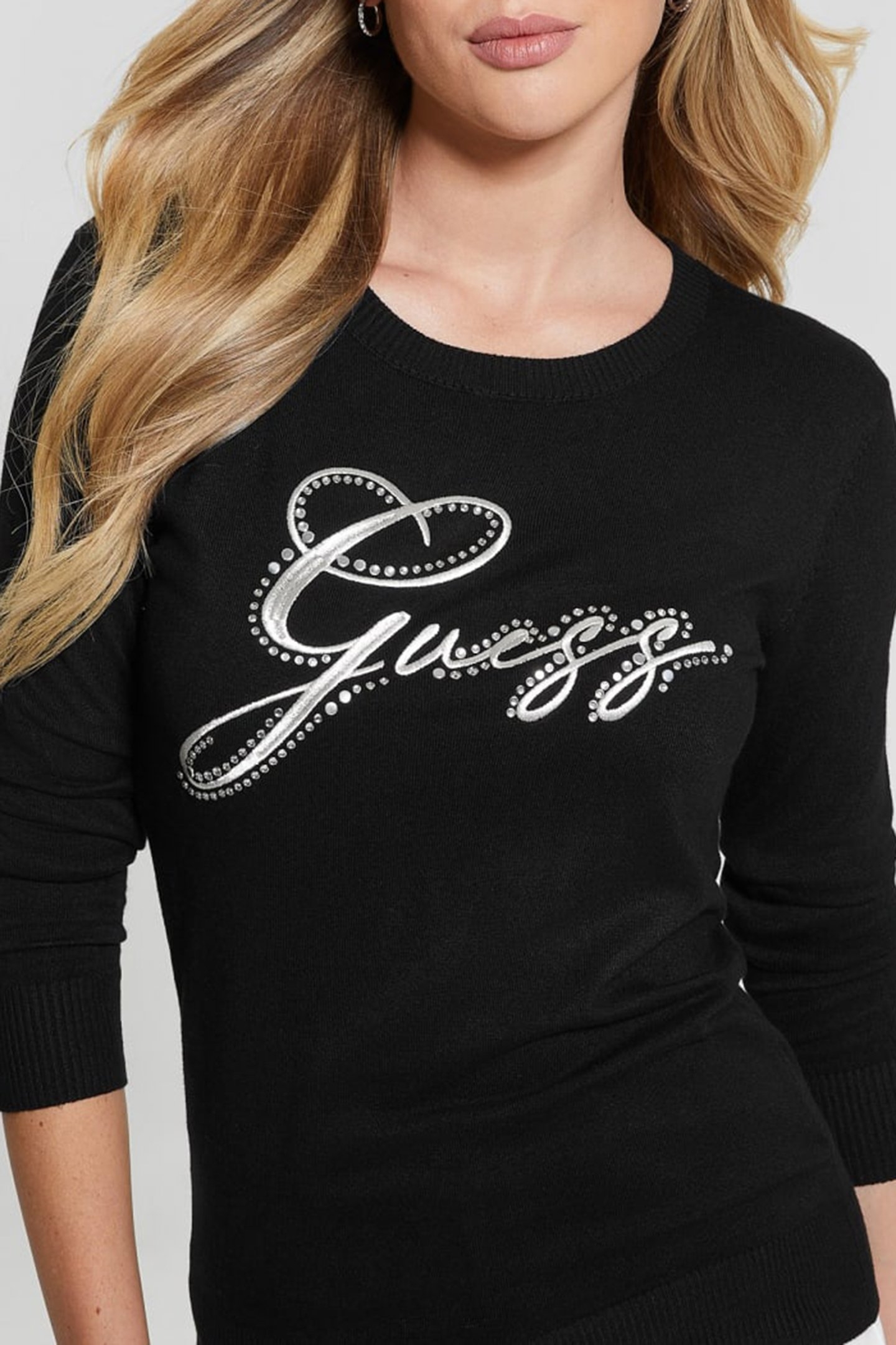 OLIVE LOGO RN LS SWT JET BLACK A996 6