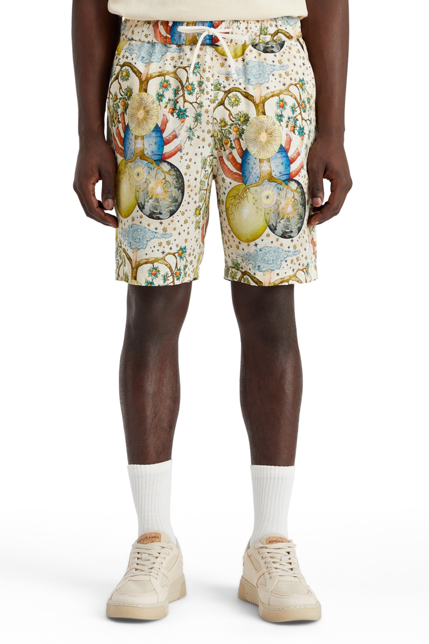 FAVE - PRINTED EMBASSY OF THE FREE MIND BERMUDA SHORT EMBASS 1
