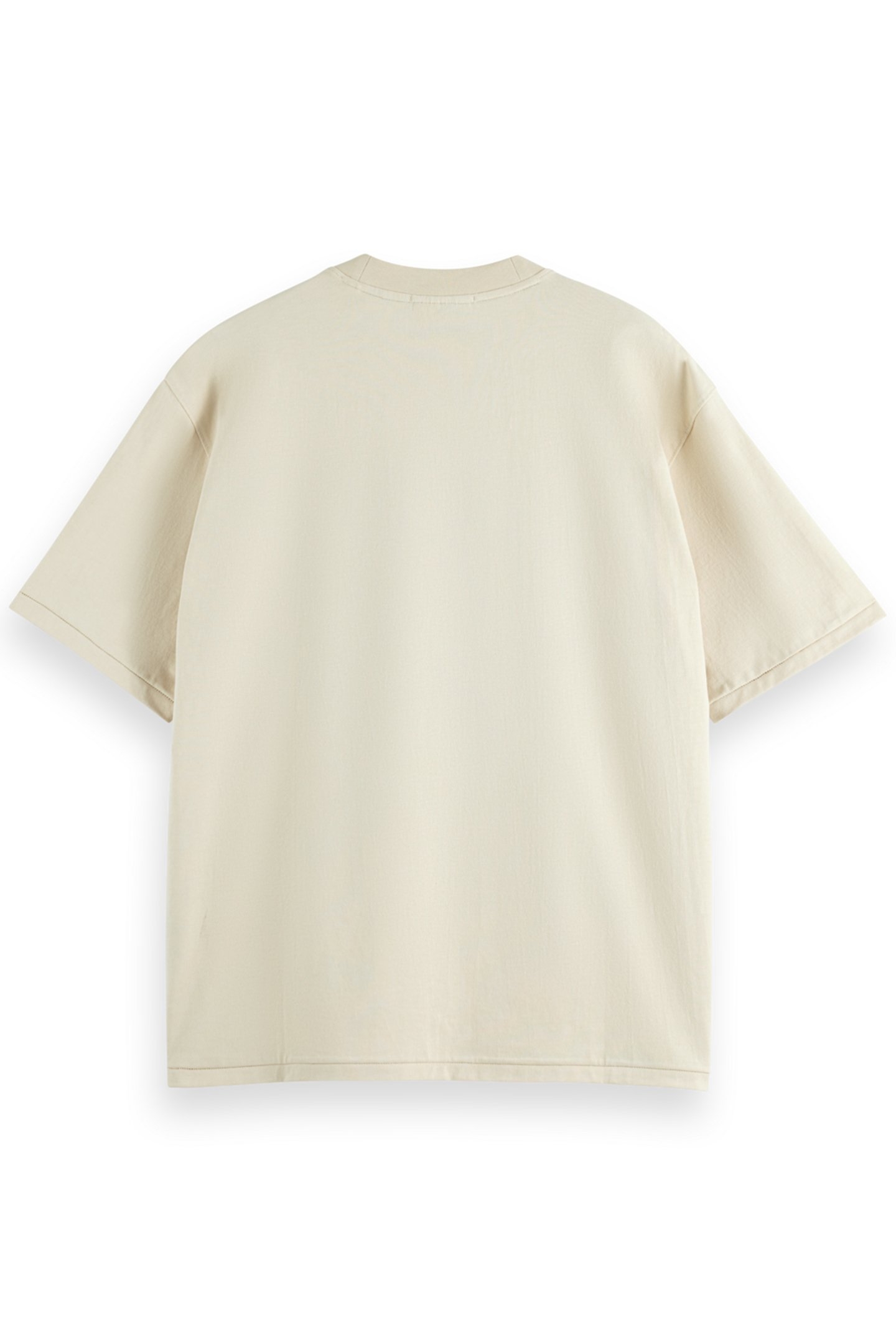 LOOSE FIT FRONT PRINTED ARTWORK T-SHIRT PARCHMENT 5