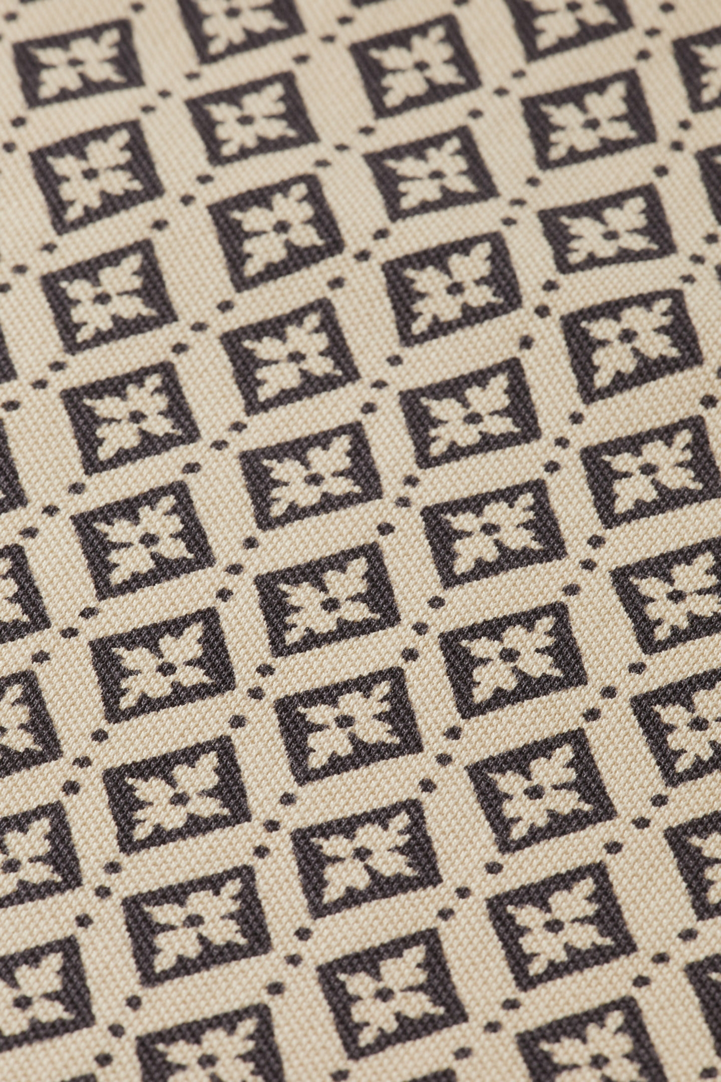 REGULAR FIT MINI ALL OVER PRINT POLO PARCHMENT GEO FLOWER 3