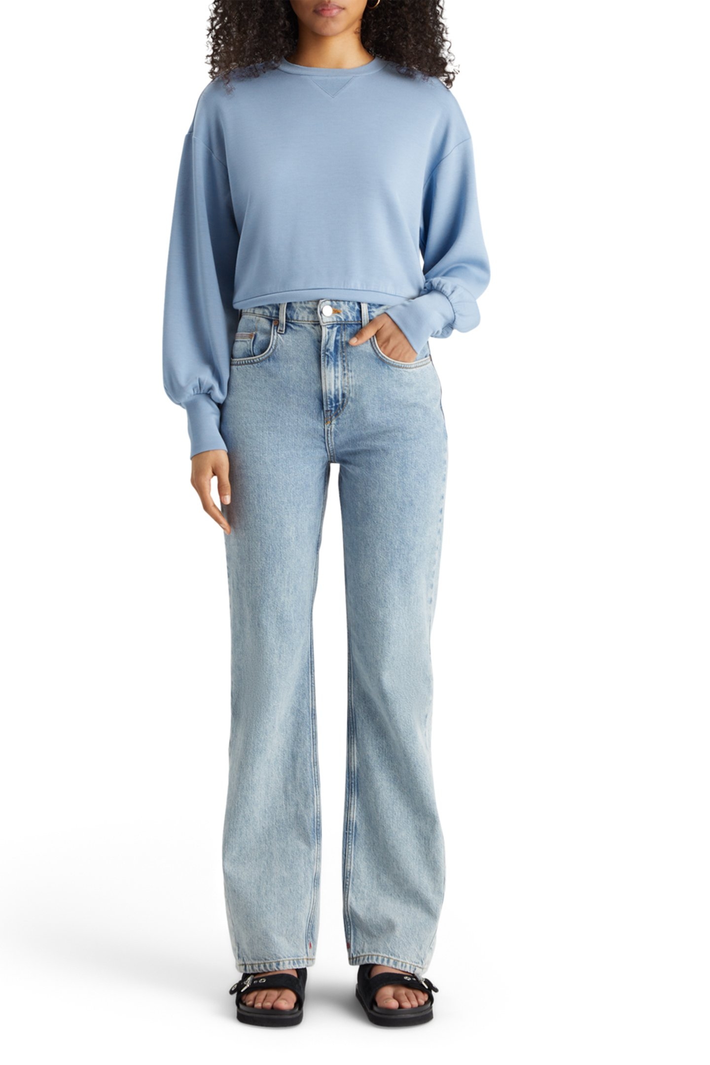 MODAL SWEATSHIRT MYSTIC BLUE 3