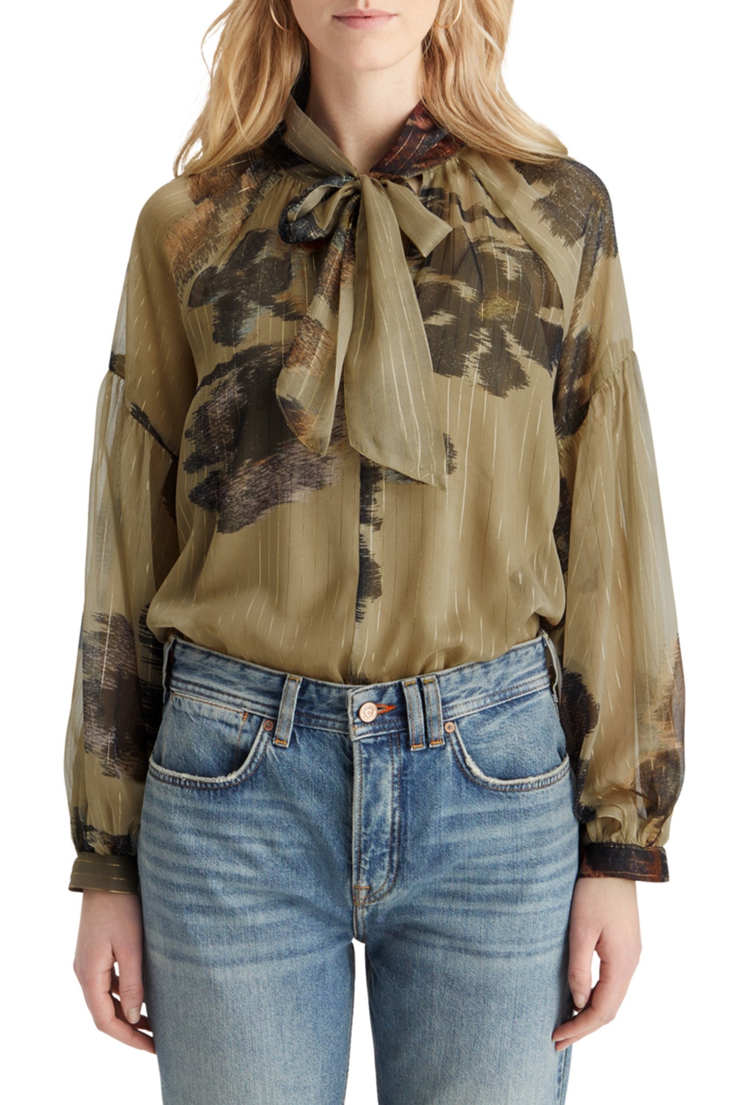 LUREX TOP POETRY TAPESTRY MILITARY 1