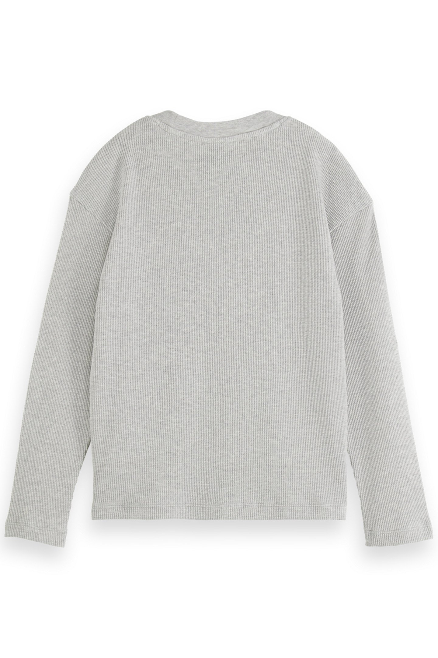 BOY STRUCTURED LONG-SLEEVED T-SHIRT GREY MELANGE 2
