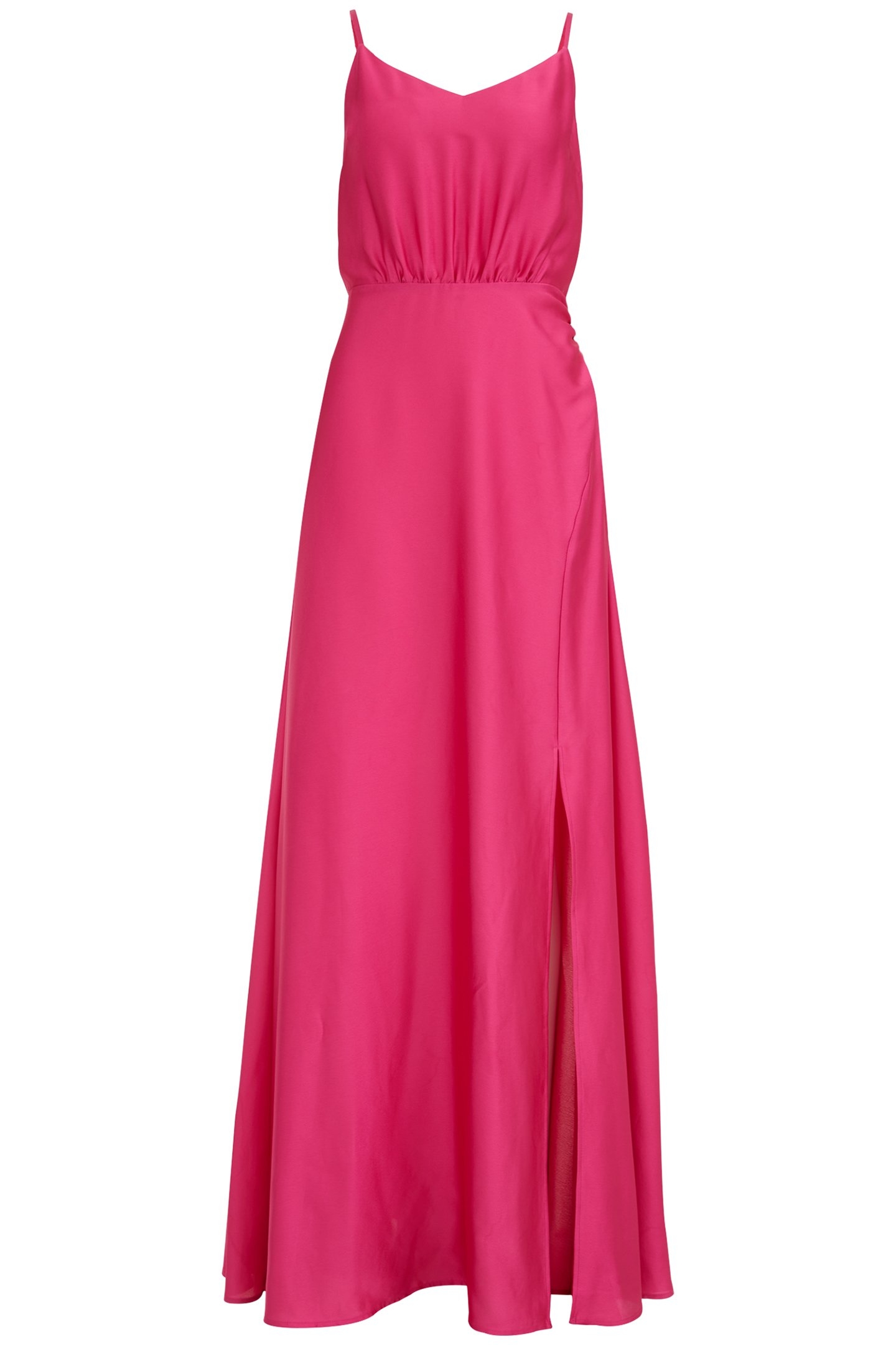 DRESS MAXI LENGTH BRIGHT PINK 3
