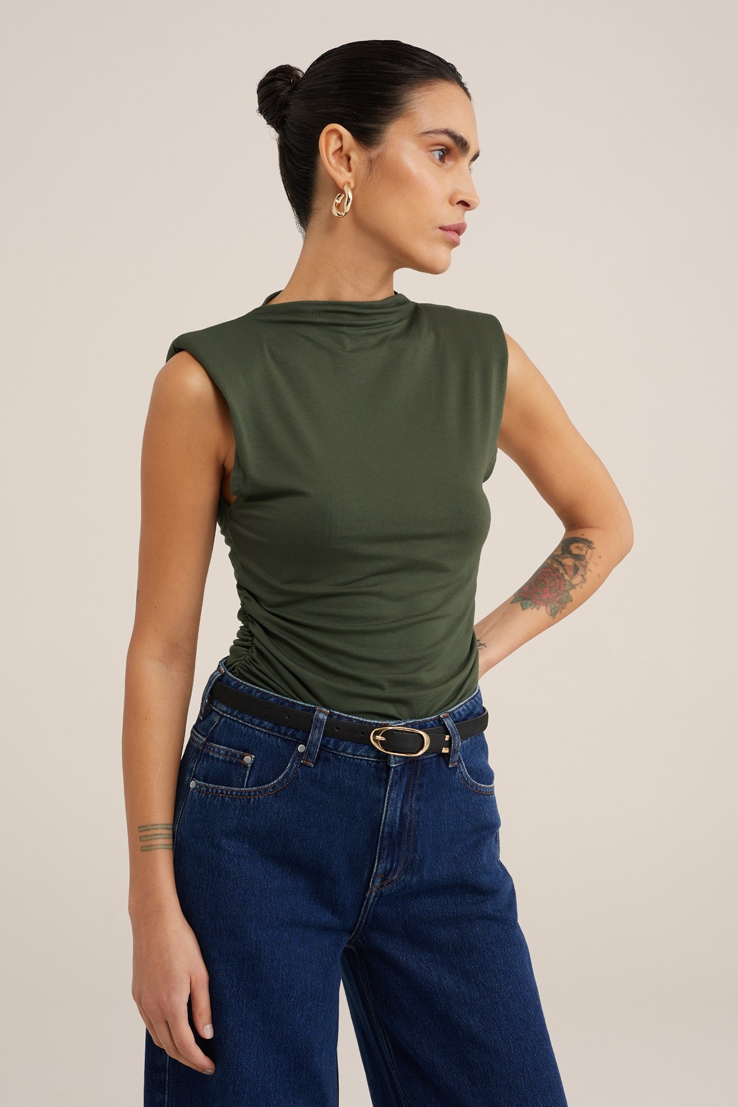 T-SHIRT ARMY GREEN 1