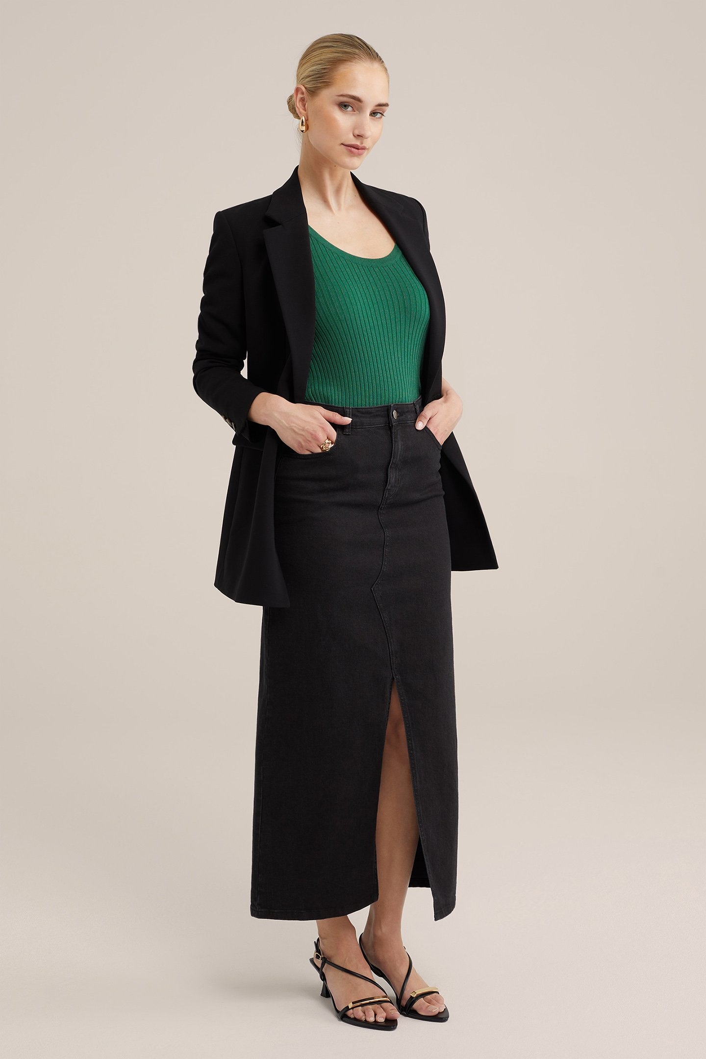 KNITTED PULLOVER GREEN 4