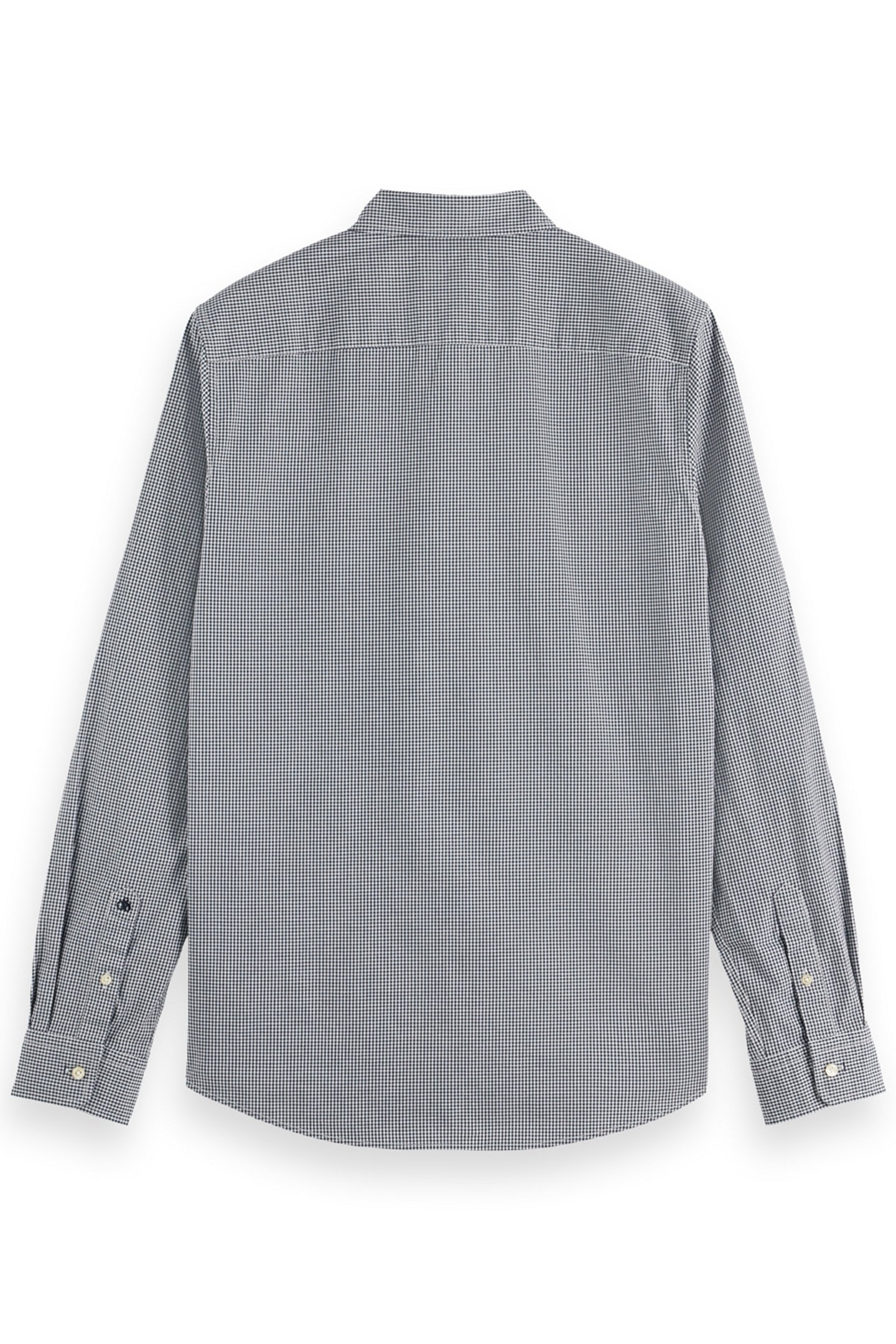 POPLIN MICRO CHECK SHIRT BLUE CHECK 2