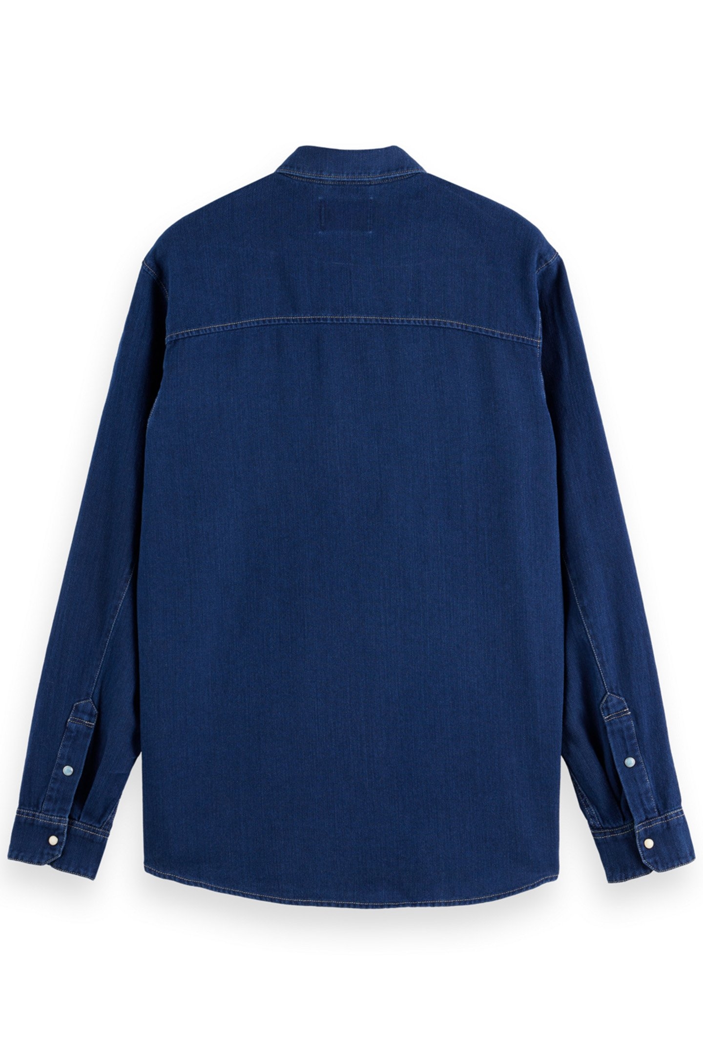 REGULAR FIT PREMIUM INDIGO TWILL WASHED SHIRT INDIGO 5