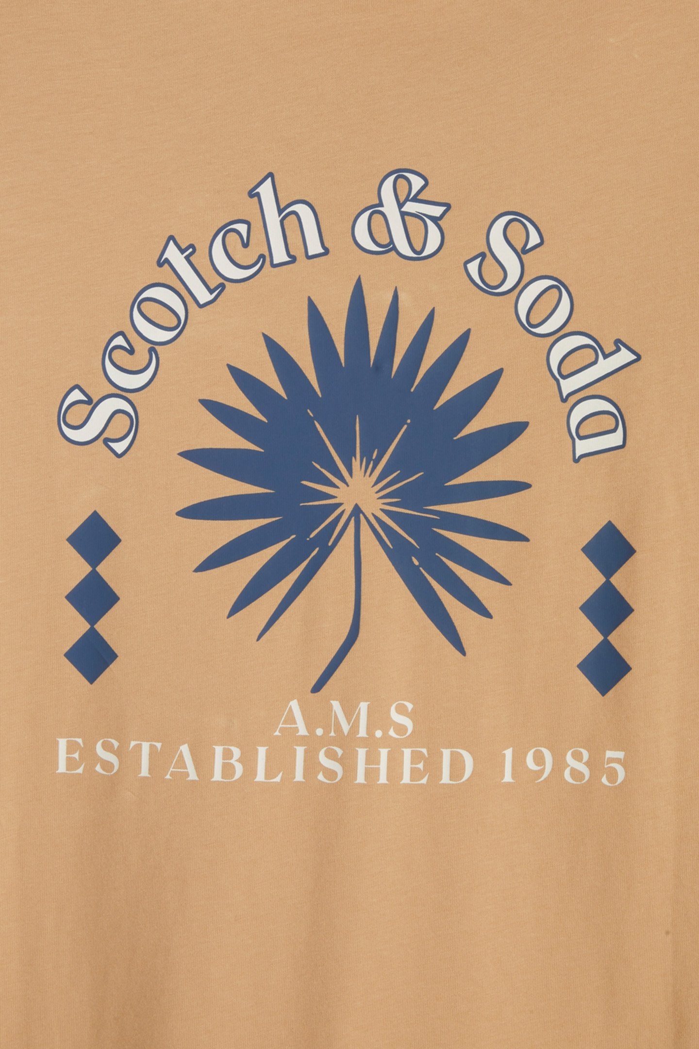 SS GRAPHIC TEE LT PASTEL BROWN 4