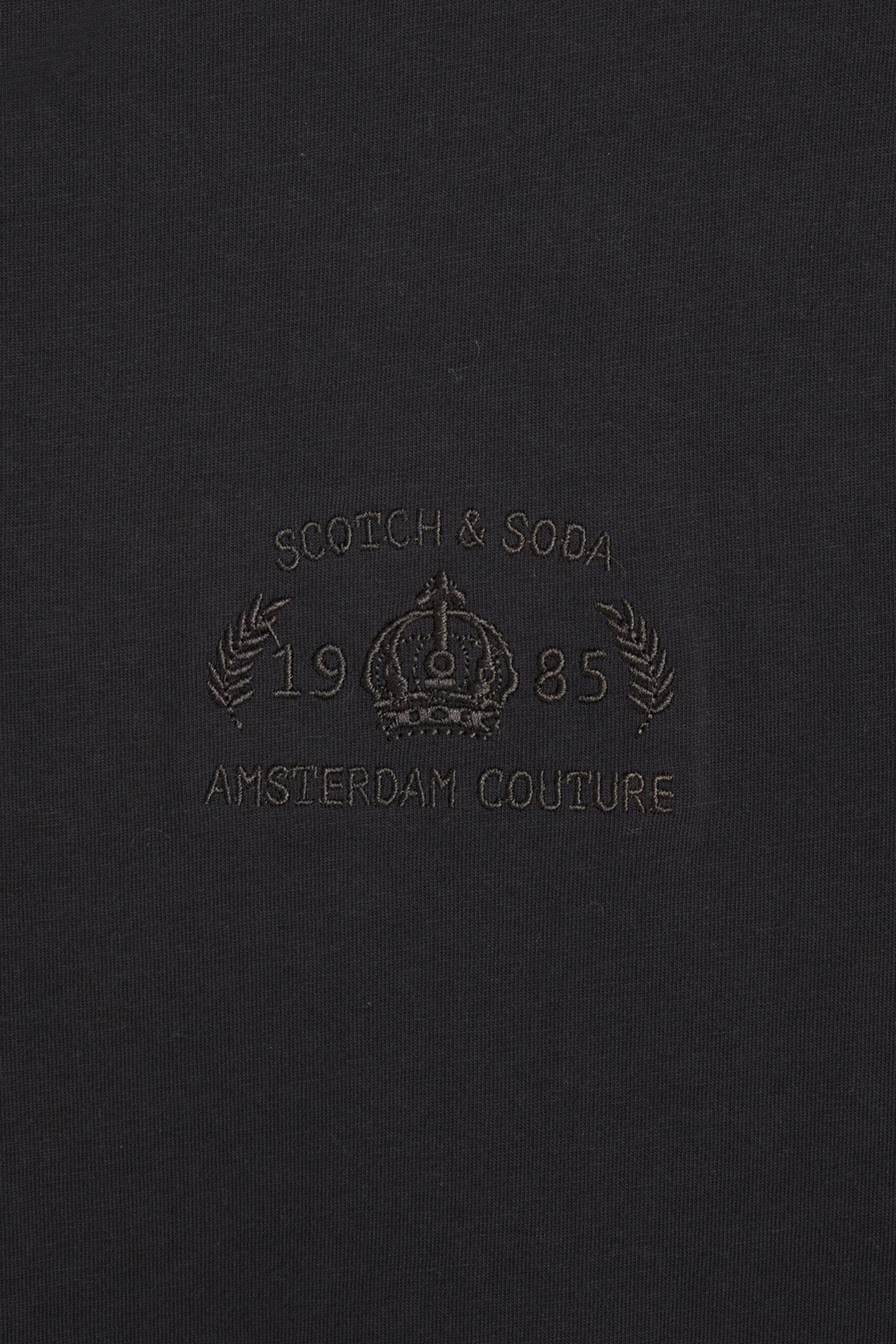 SS ROLL NECK TEE BLACK GREY 3