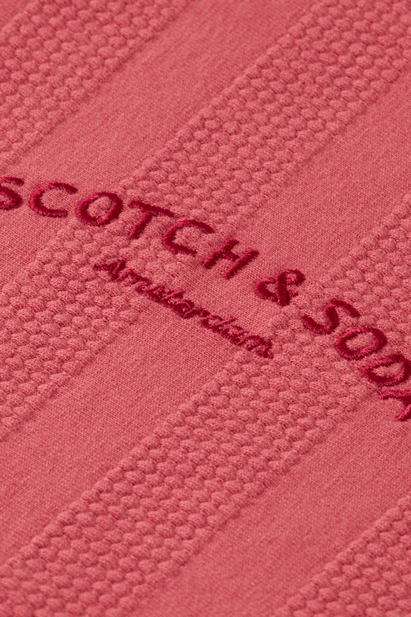 POPCORN PIQUE ZIP POLO (VALUE) LT PASTEL RED 3