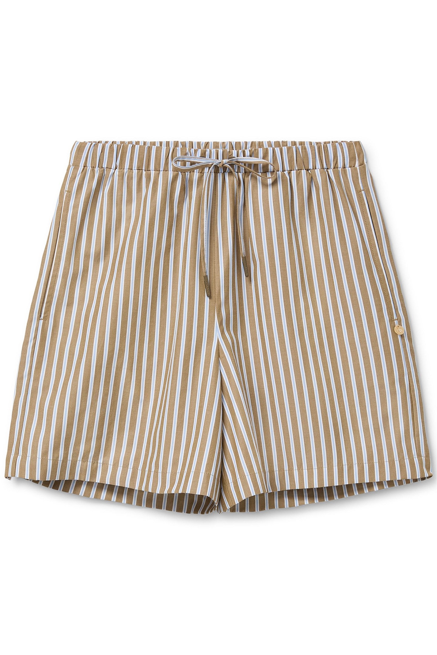 STRIPED EASY DRAWSTRING SHORT MARTINI OLIVE 3