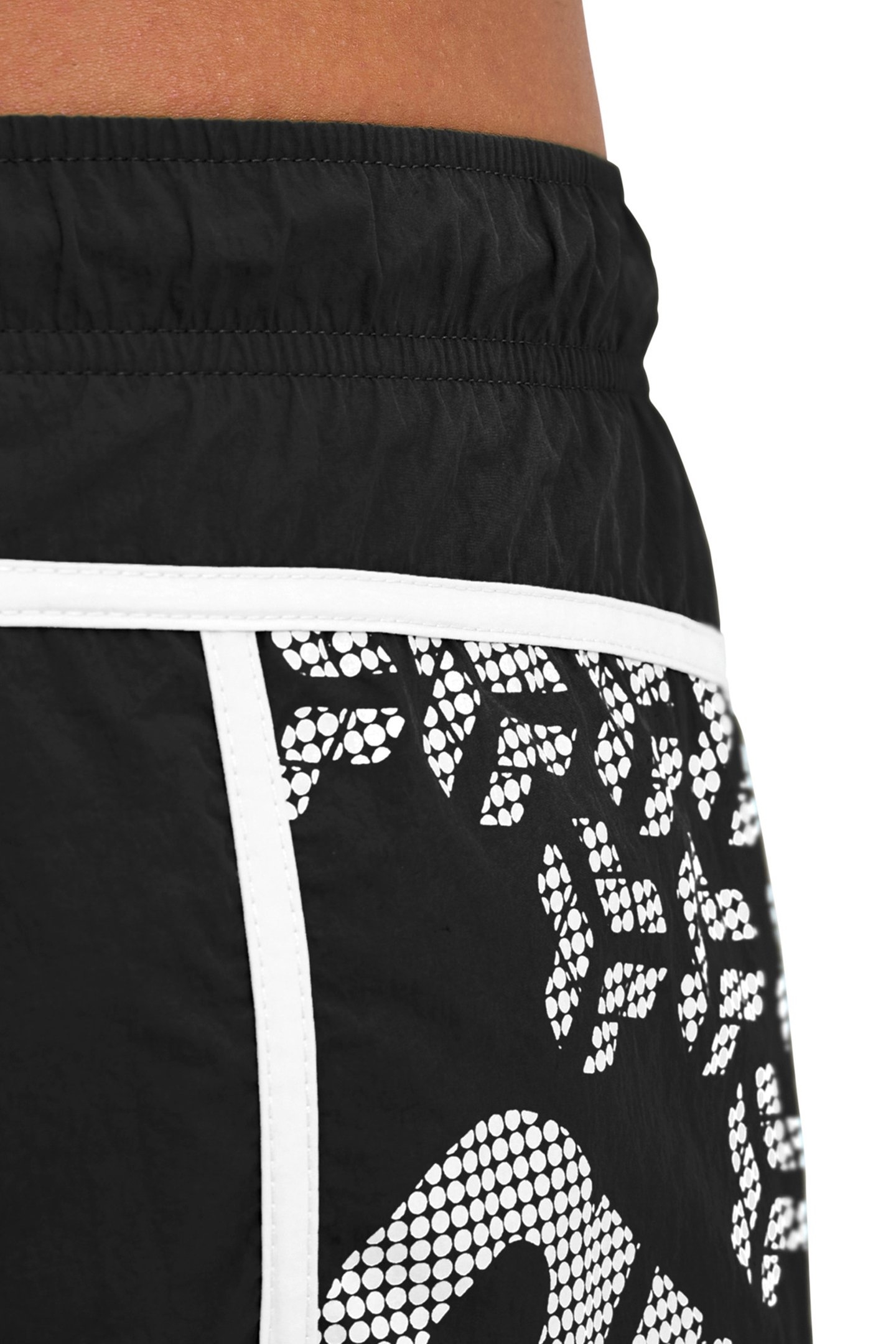 MEN'S ARENA PRO_FILE BEACH BOXER LOGO BLACK-WHITE 5