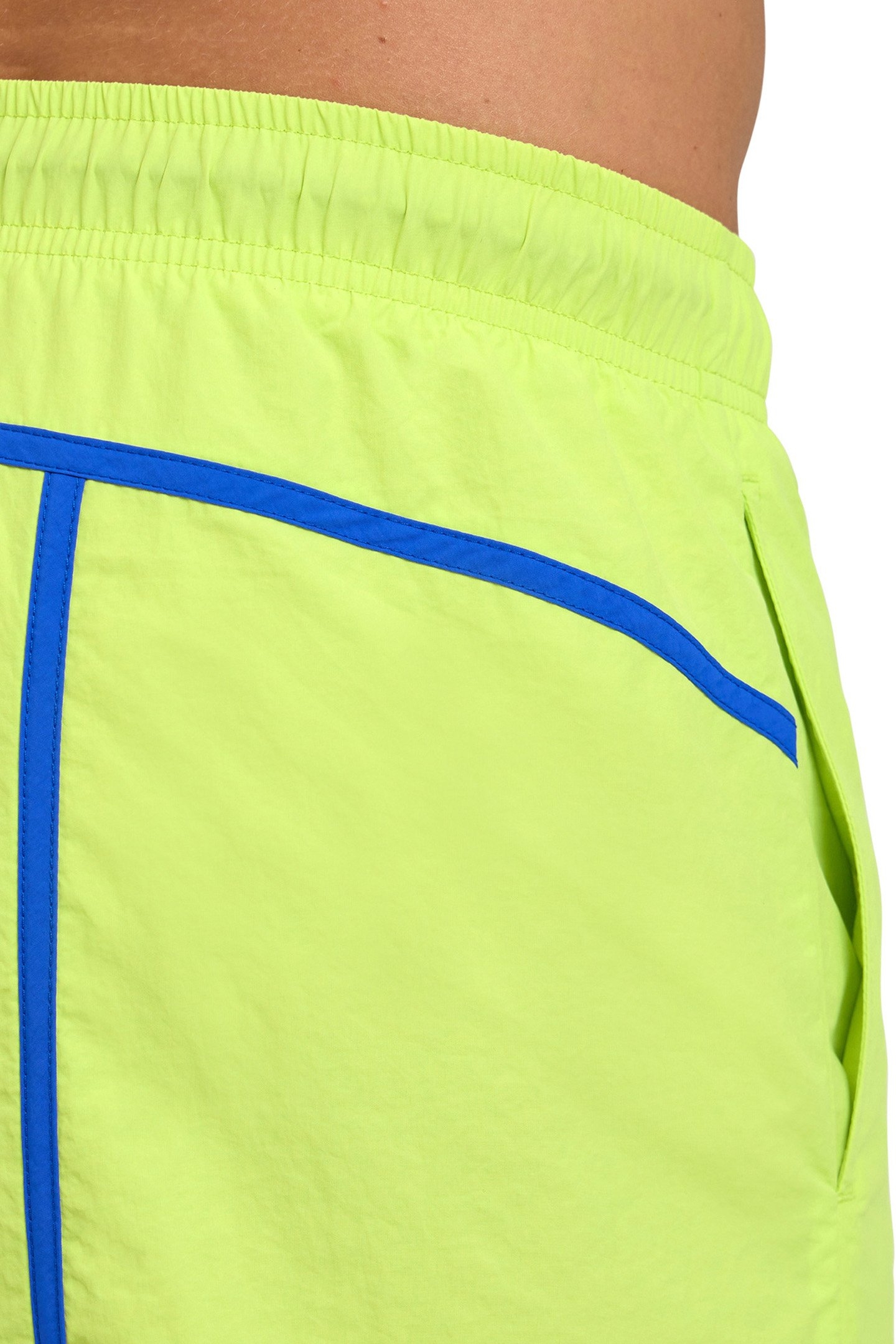 MEN'S ARENA PRO_FILE BEACH BOXER SOFT GREEN-NEON BLUE 4