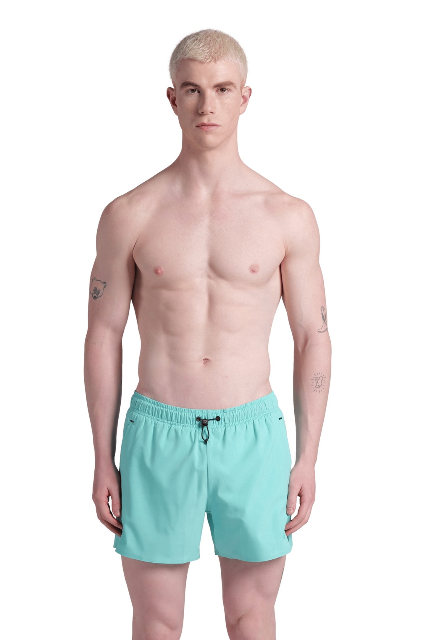 MEN'S ARENA EVO BEACH SHORT SOLID WATER 1