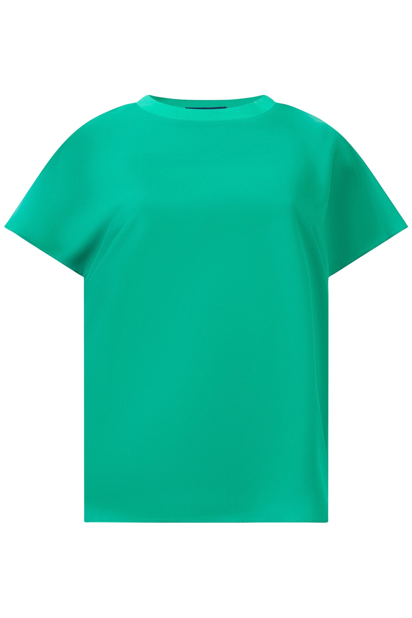 CREPE LIGHT CREW NECK TOP JELLY BEAN 4