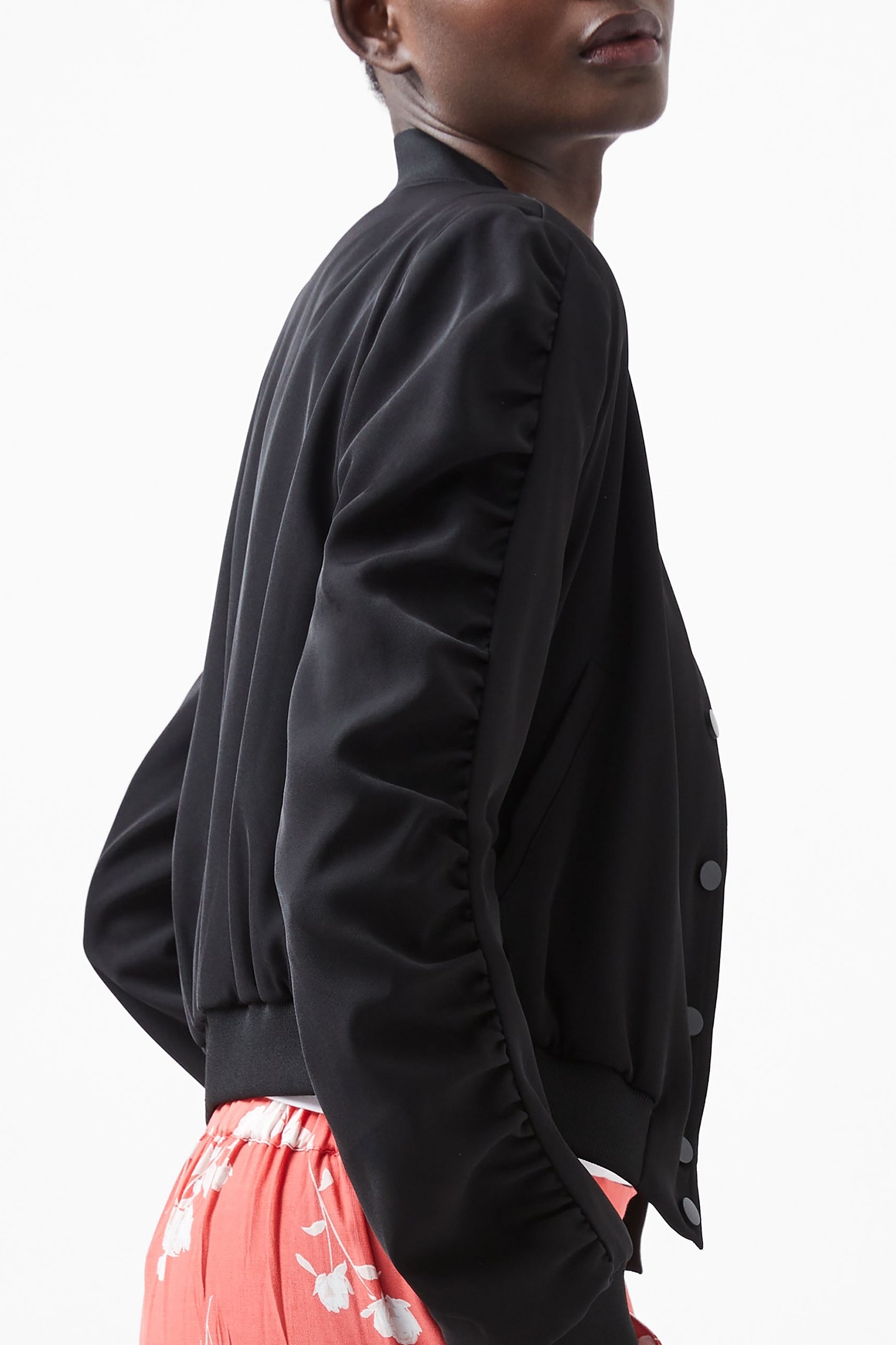 HARRIE SUITING BOMBER JACKET BLACKOUT 4