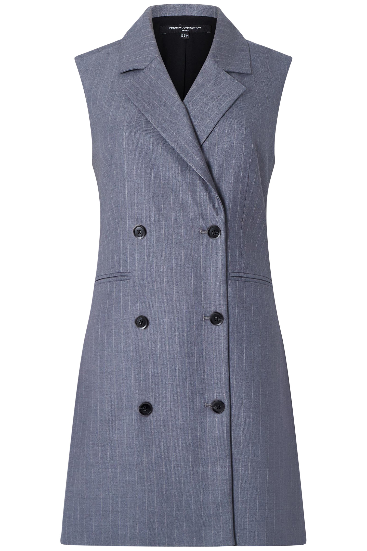 FIORELLA PIN STRIPE TUXEDO DRE GREY 4