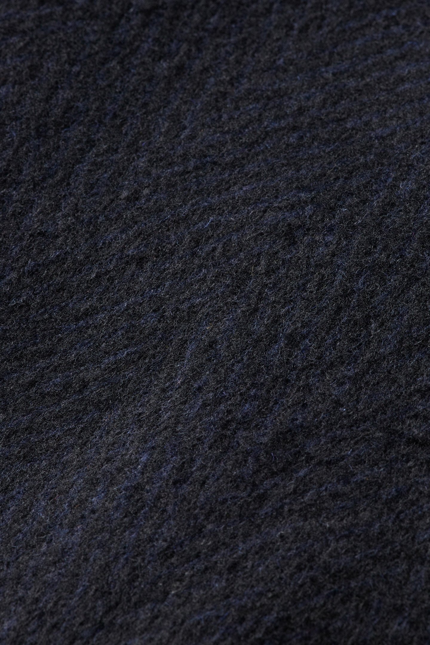 SINGLE BREASTED HERRINGBONE WOOL BLEND TAILORED COAT BLACK A 3