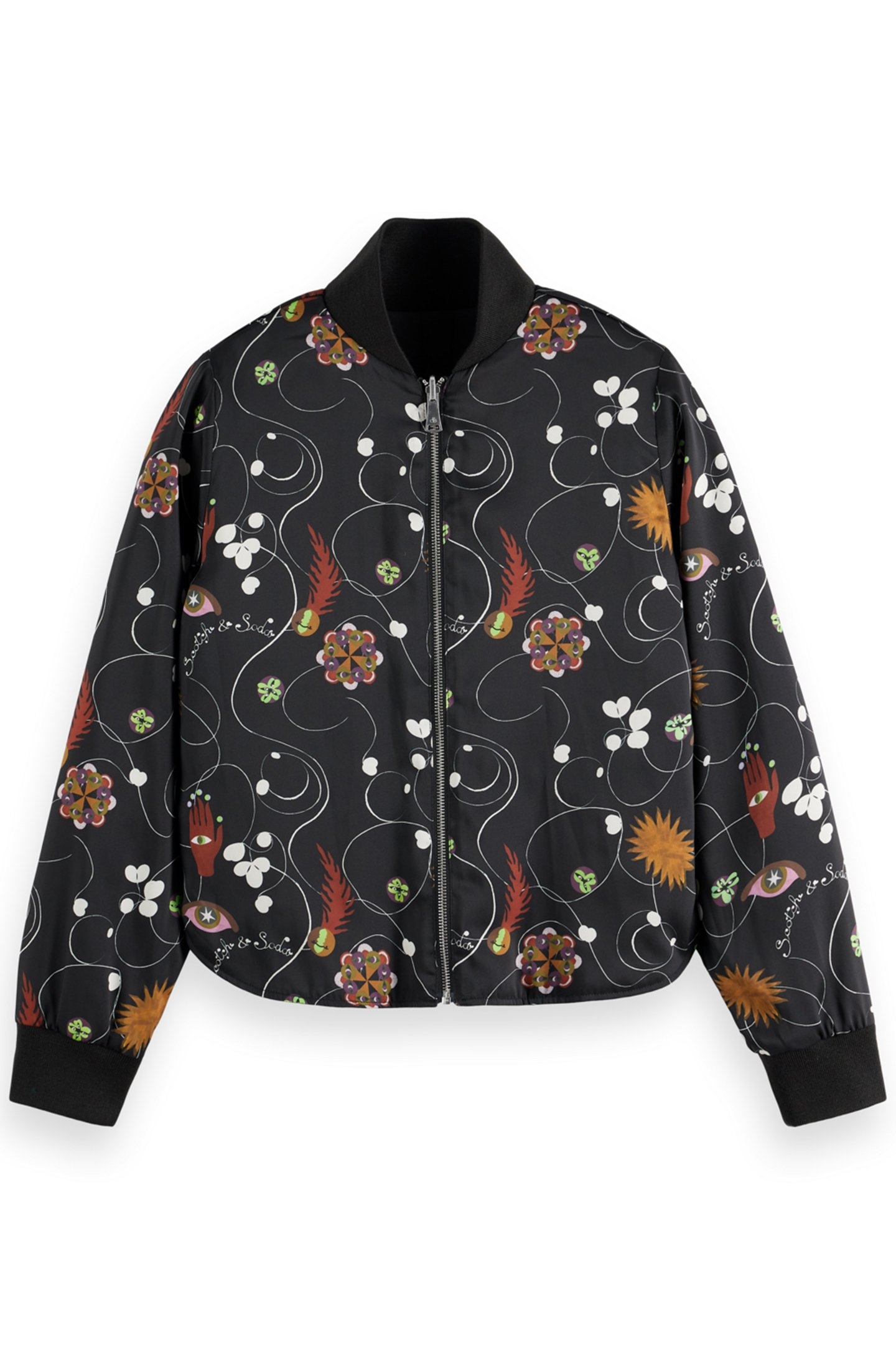 ELEVATED REVERSIBLE BOMBER EVENING BLACK 6