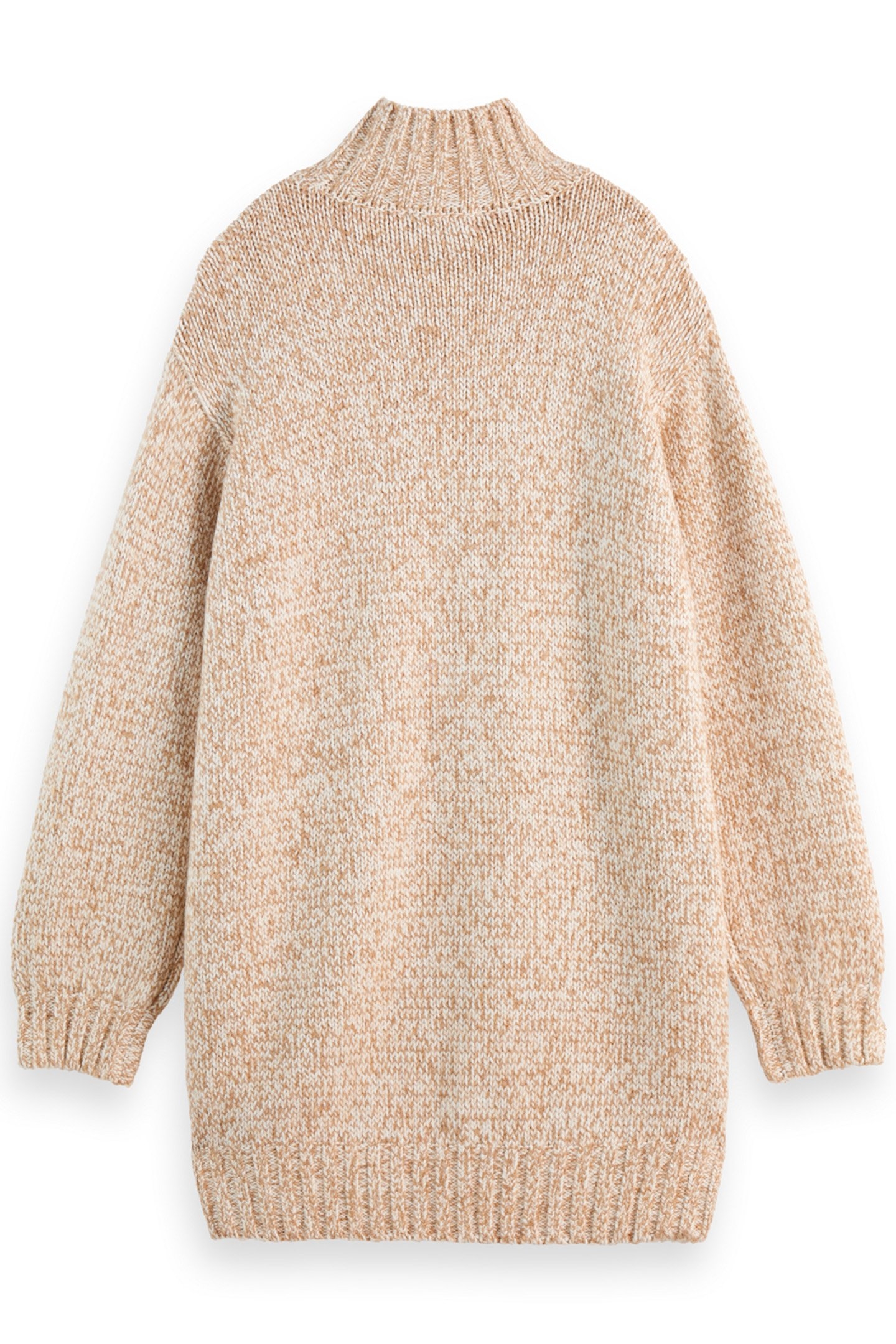 CHUNKY KNITTED MINI DRESS SOFT ICE MELANGE 2