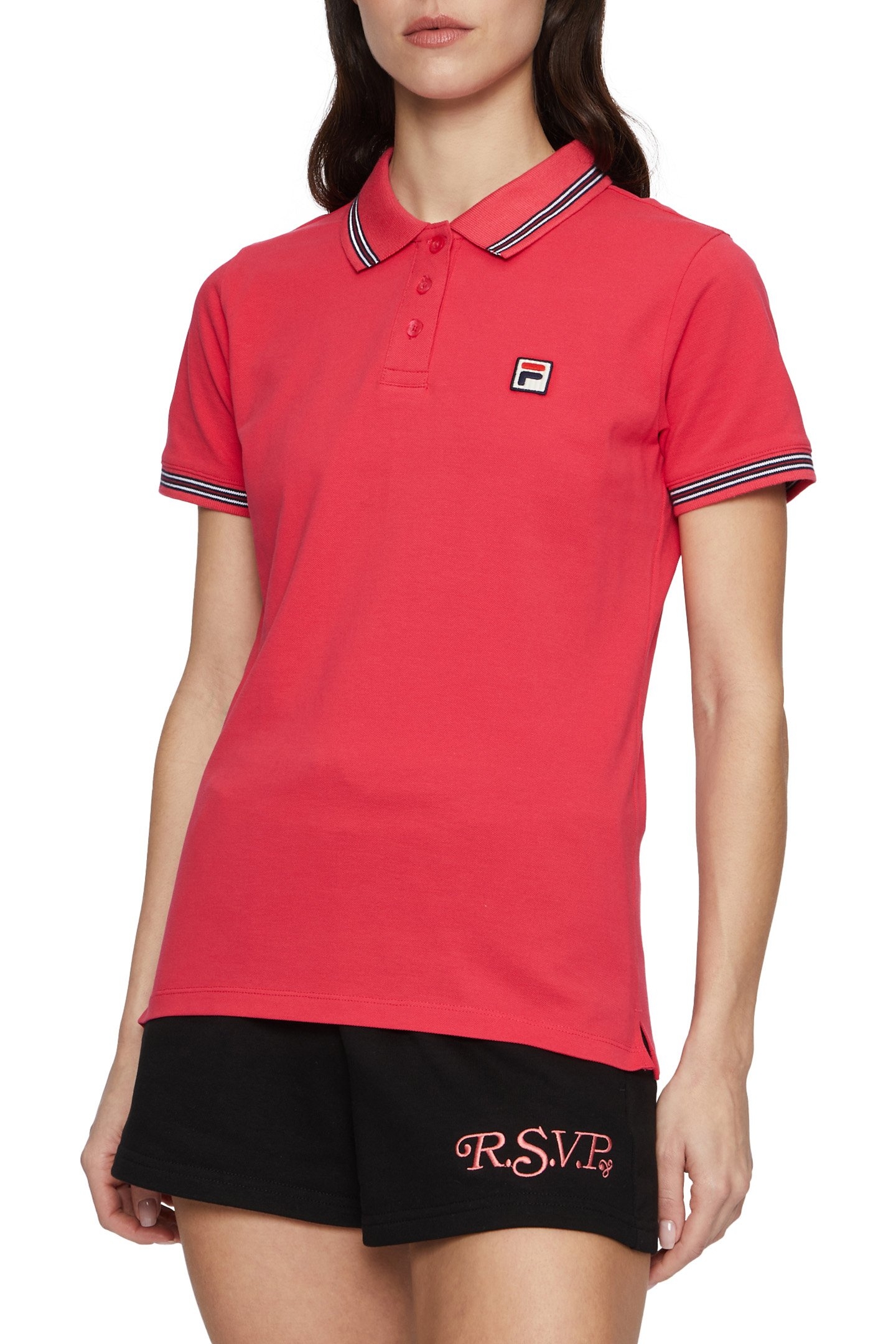 LOMRE SLIM POLO SHIRT AZALEA 1