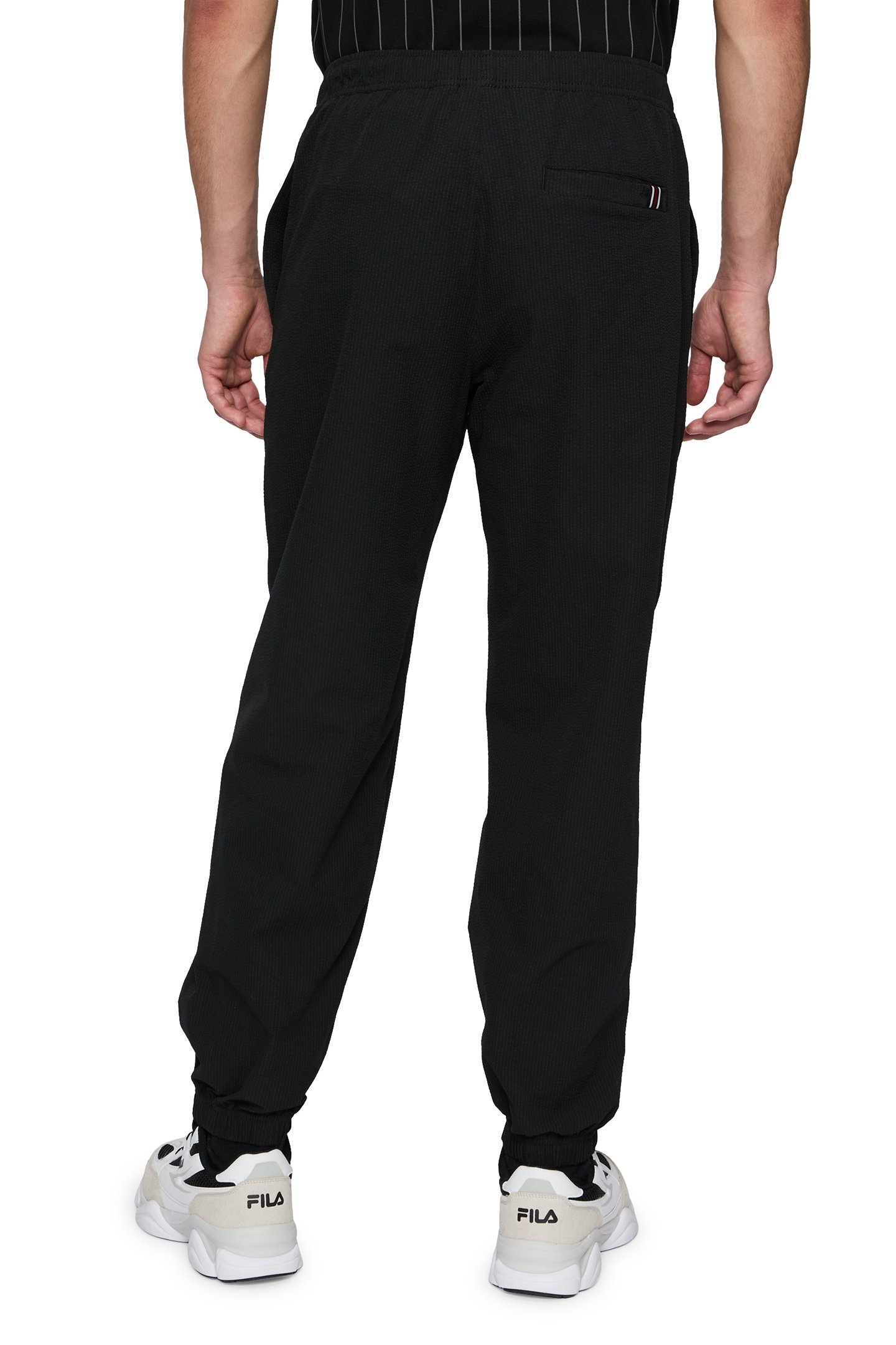 LAVONCOURT LOOSE WARM UP PANTS BLACK 2