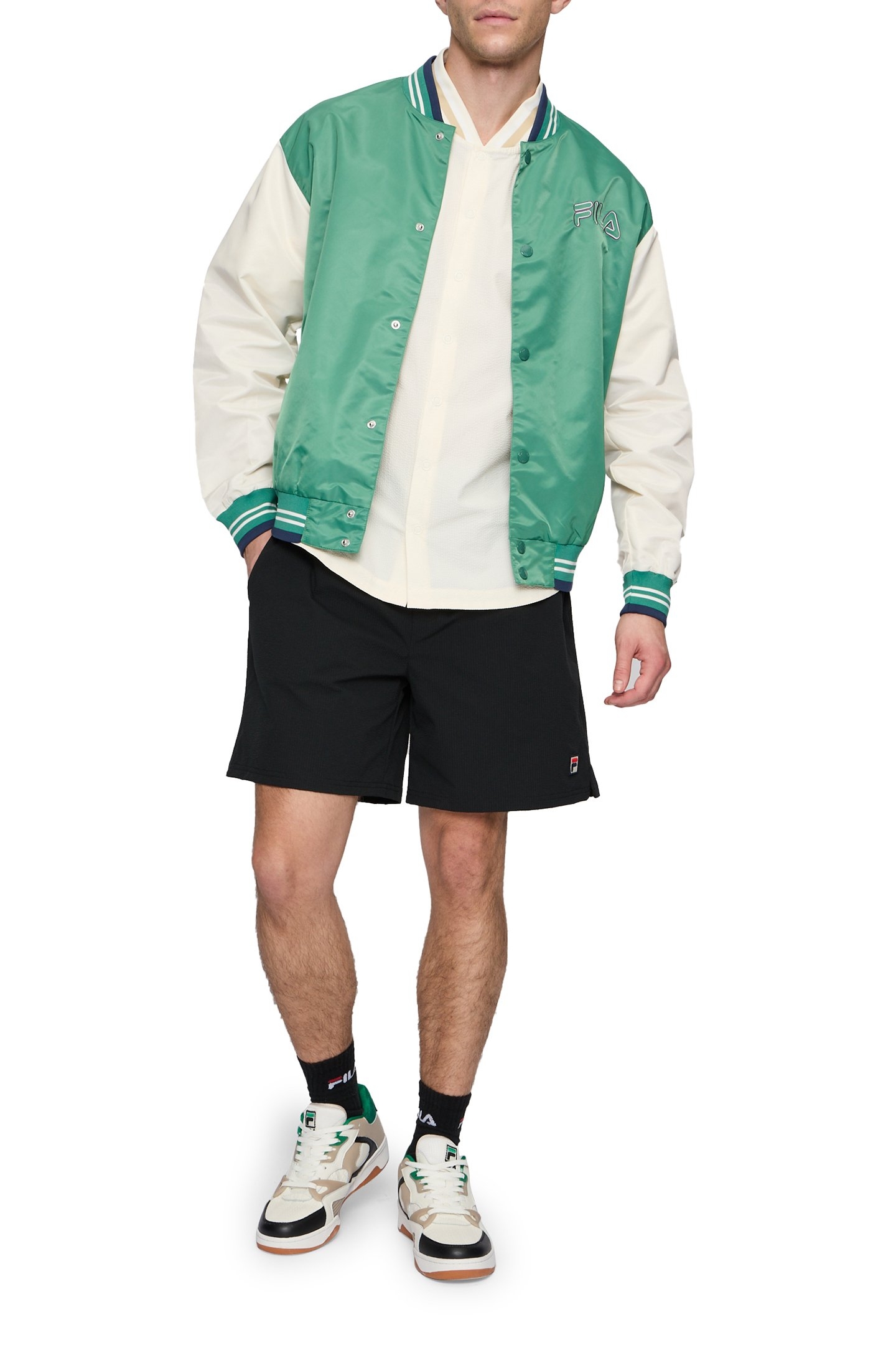 LURE LOOSE WOVEN SHORTS BLACK 3