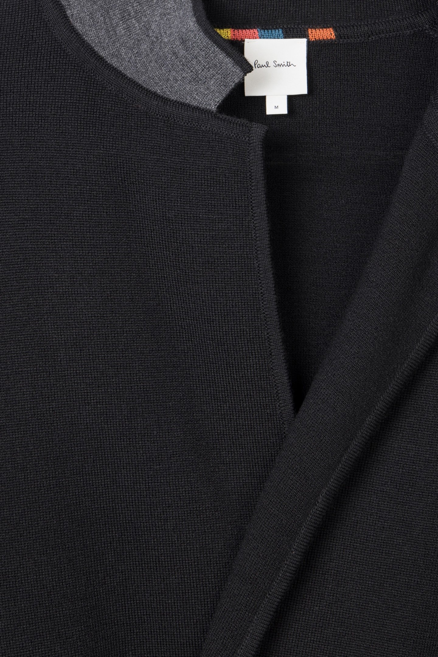 KNITTED DB JACKET BLACK 6