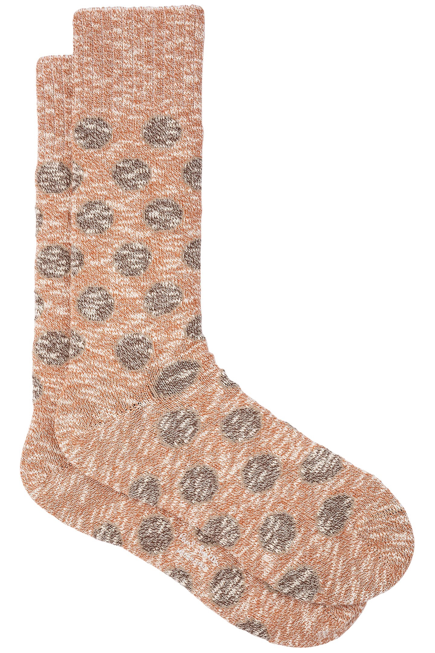 SOCK BENNY DOT ORANGE 1
